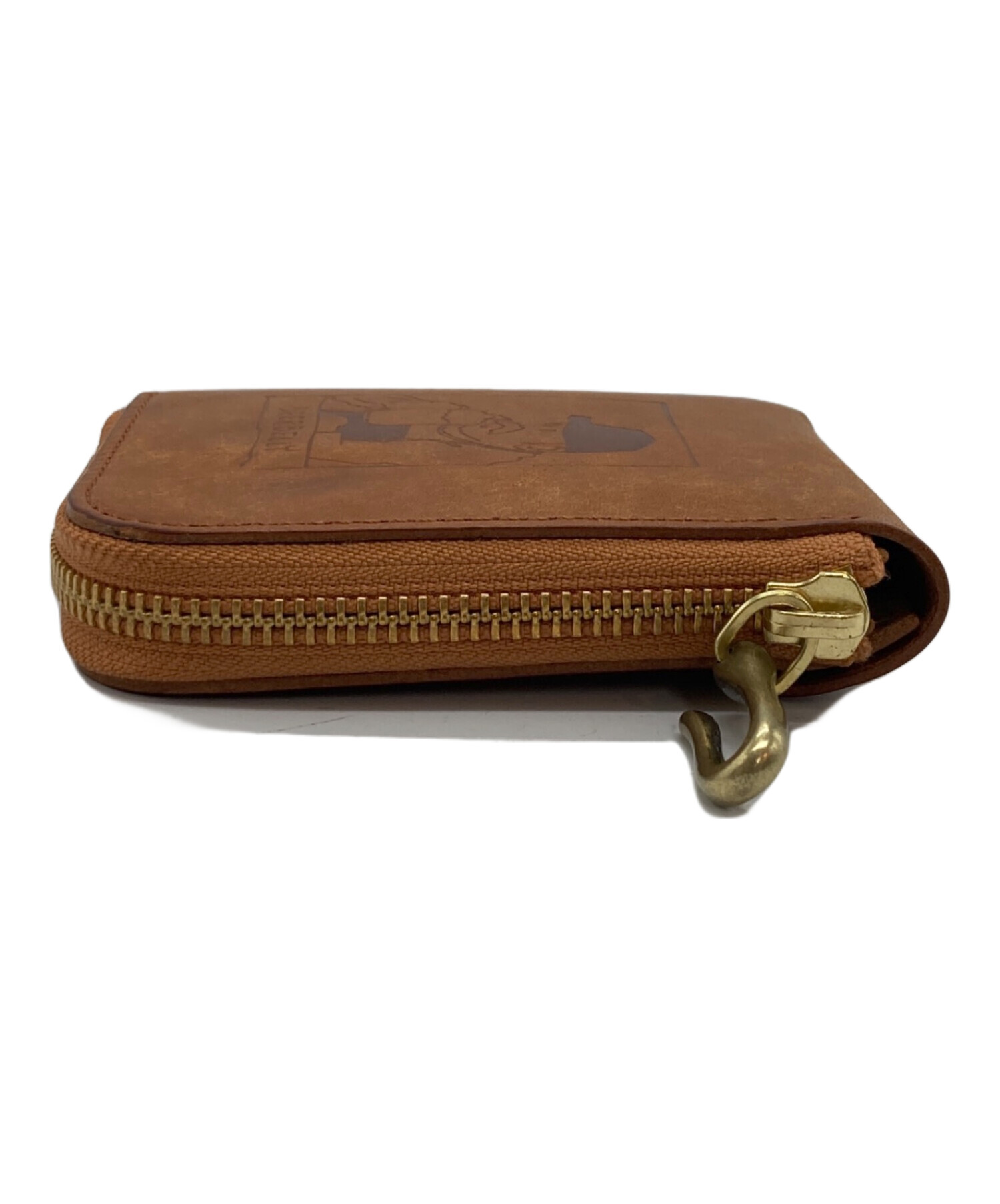 中古・古着通販】beerbelly (ビアベリー) SMALL ROUND WALLET ブラウン