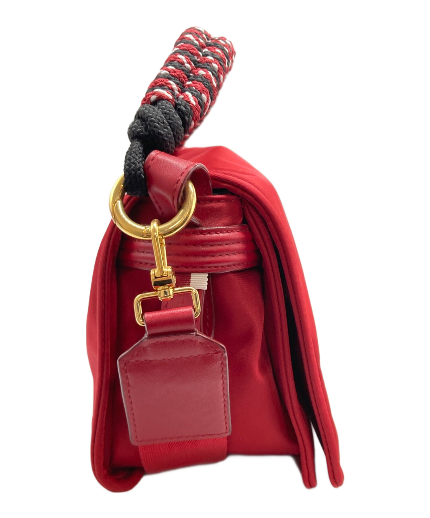 中古・古着通販】BALLY (バリー) ナイロン2WAYショルダーバッグ レッド