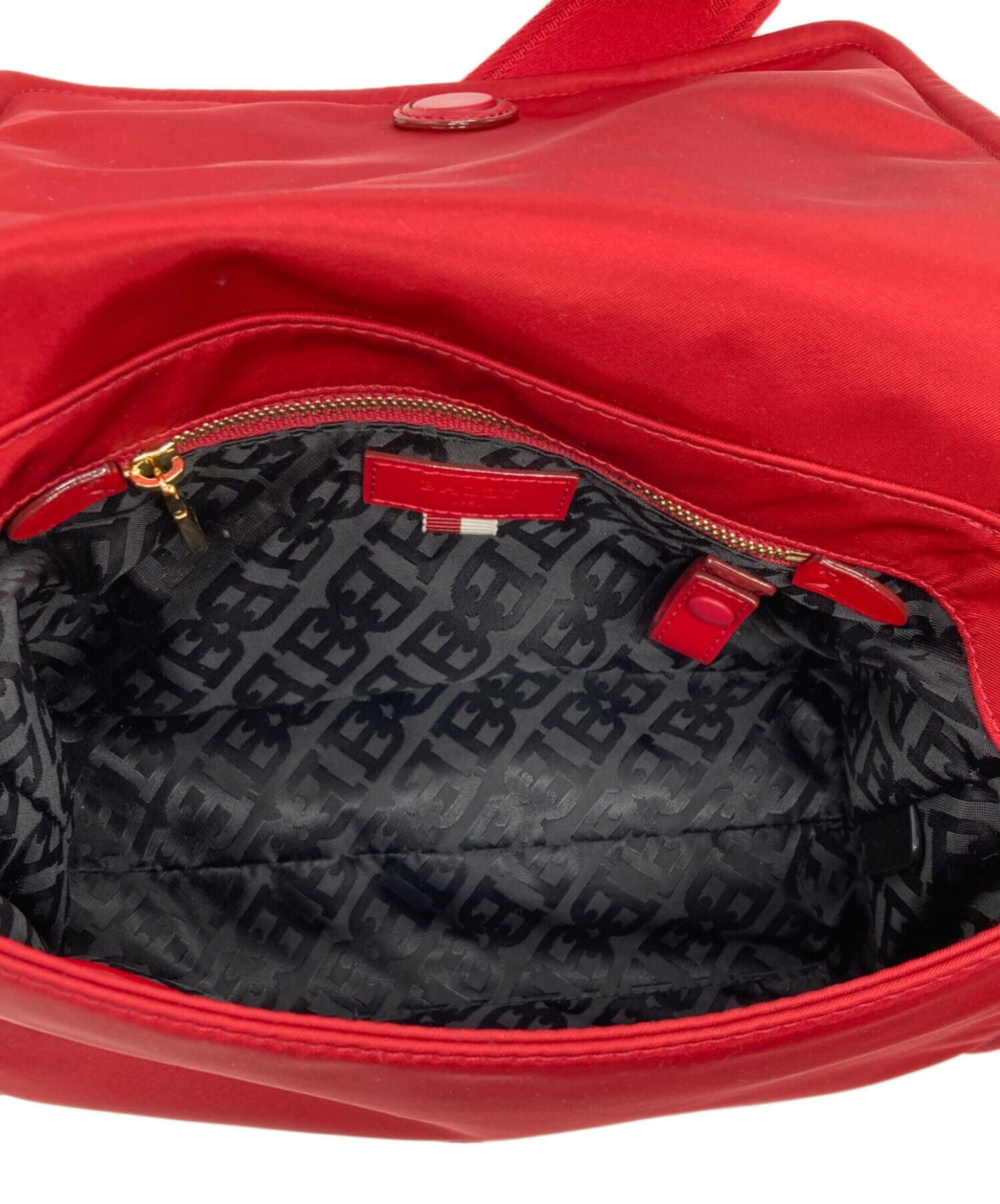 中古・古着通販】BALLY (バリー) ナイロン2WAYショルダーバッグ レッド 