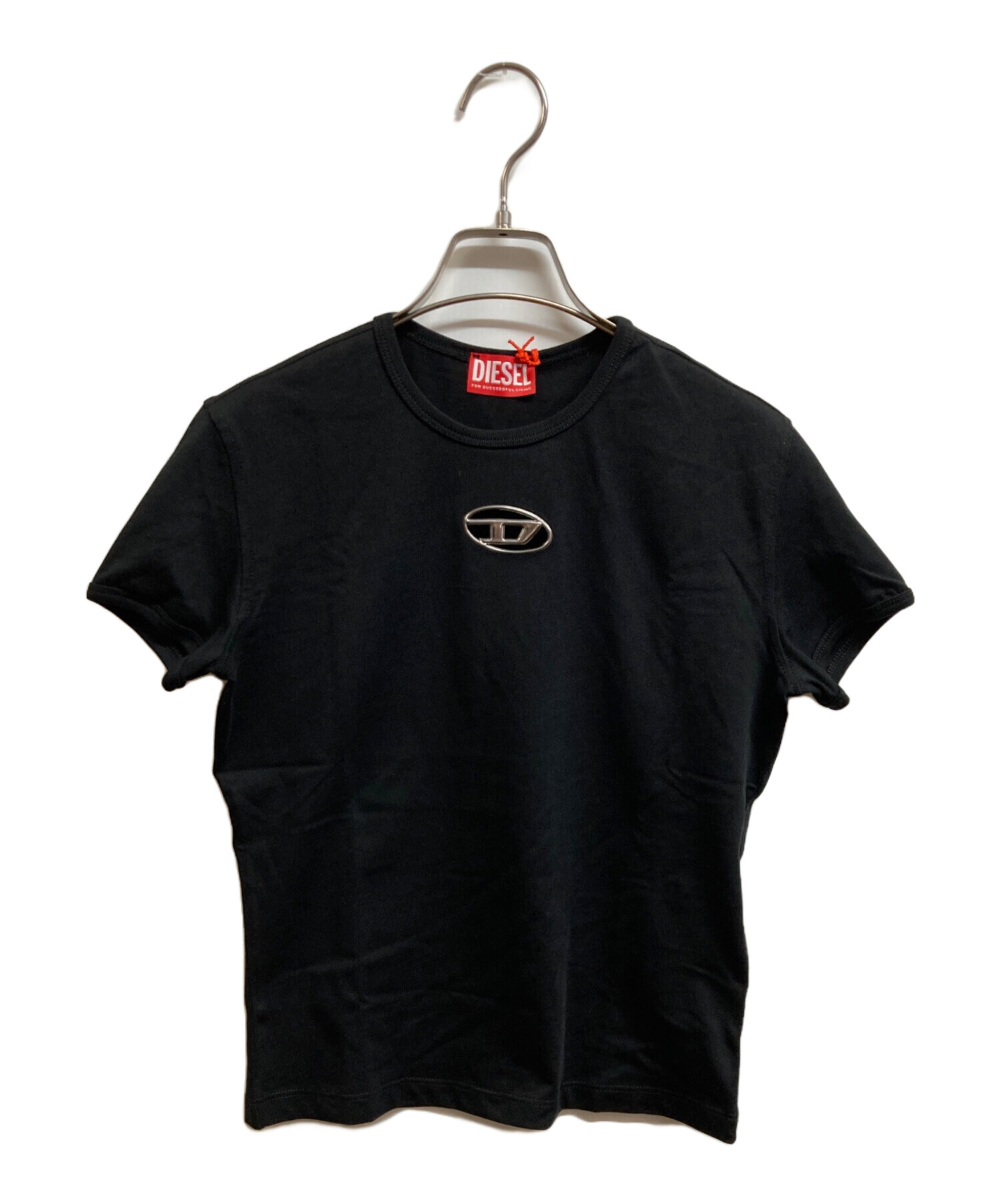 中古・古着通販】DIESEL (ディーゼル) オーバルDロゴTシャツ ブラック 