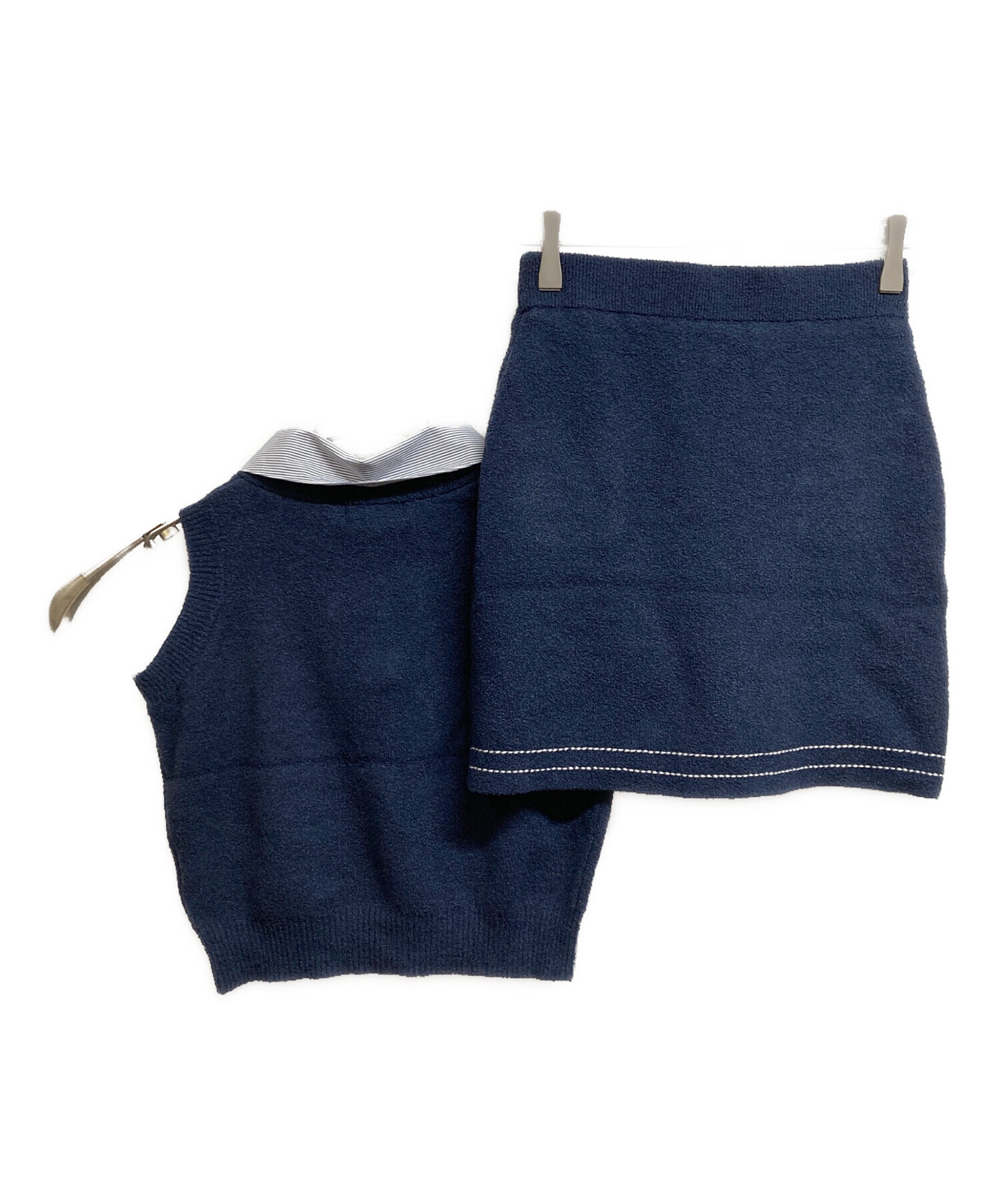 中古・古着通販】Darich (ダーリッチ) ステッチDDロゴニット