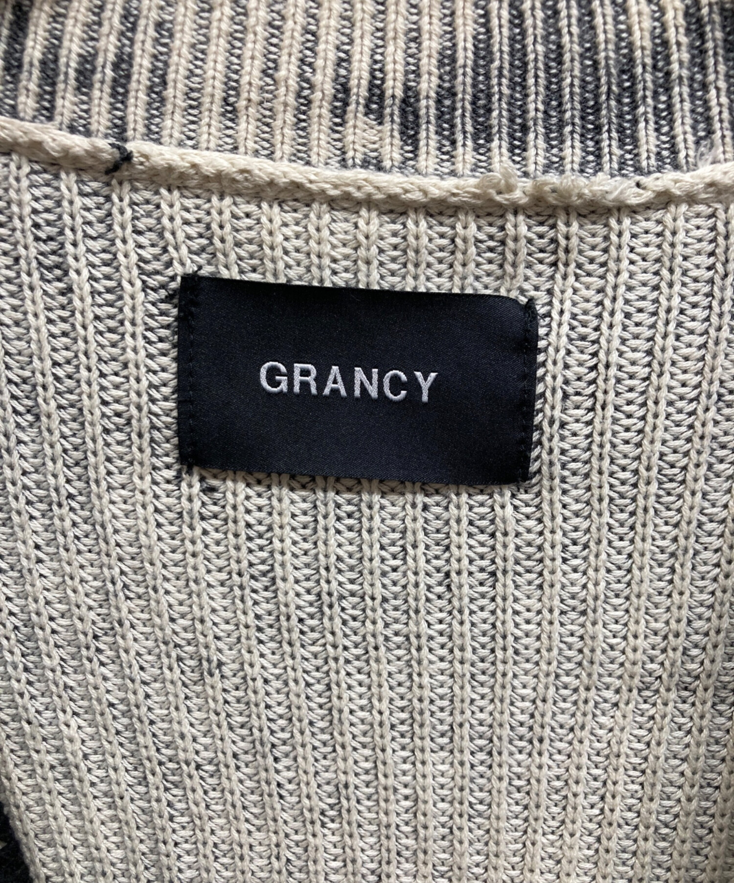 中古・古着通販】GRANCY (グランシー) ディストラクションデザイン