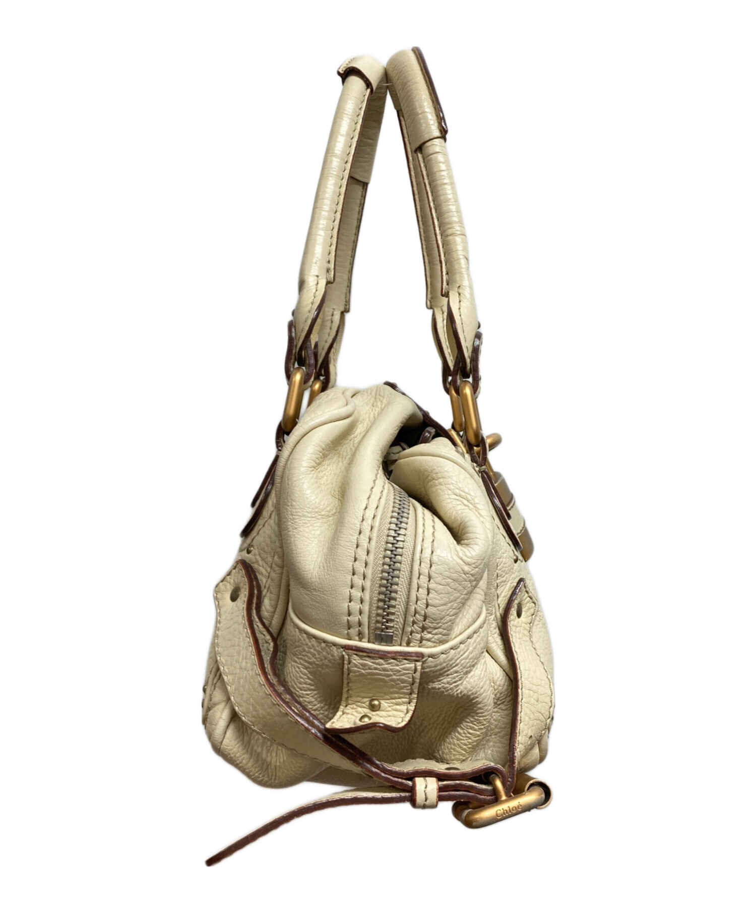 中古・古着通販】Chloe (クロエ) パディントンハンドバッグ ベージュ