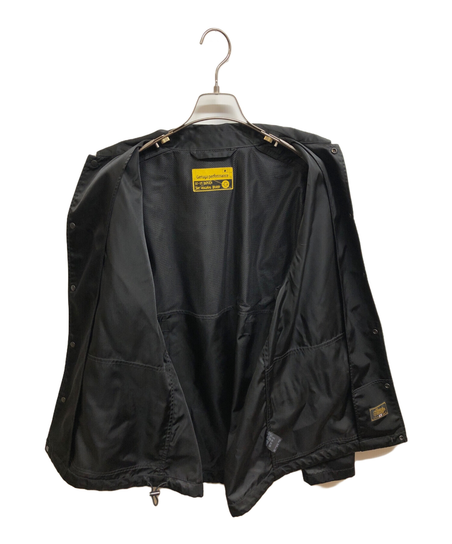 GERUGA 4 L GR-J-154A ゲルガ ジャケット ブルゾン 美品 中古・古着通販】GERUGA (ゲルガ) コーチジャケット ブラック サイズ:4