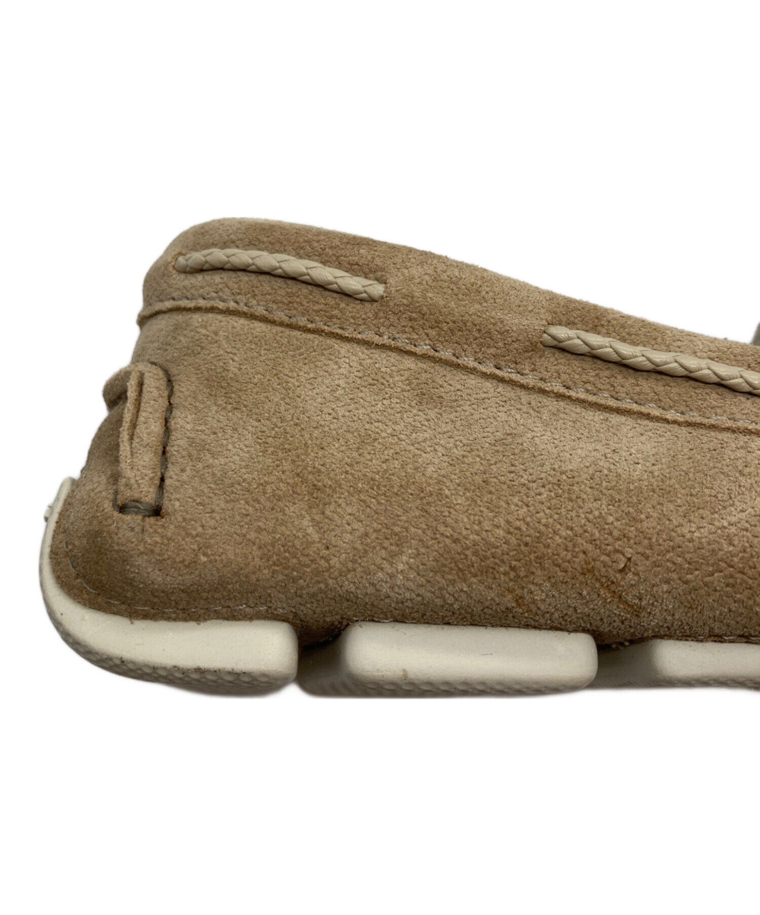 Santoni × BEAMS F レザードライビングシューズ 7.5相当 茶 【公式通販】
