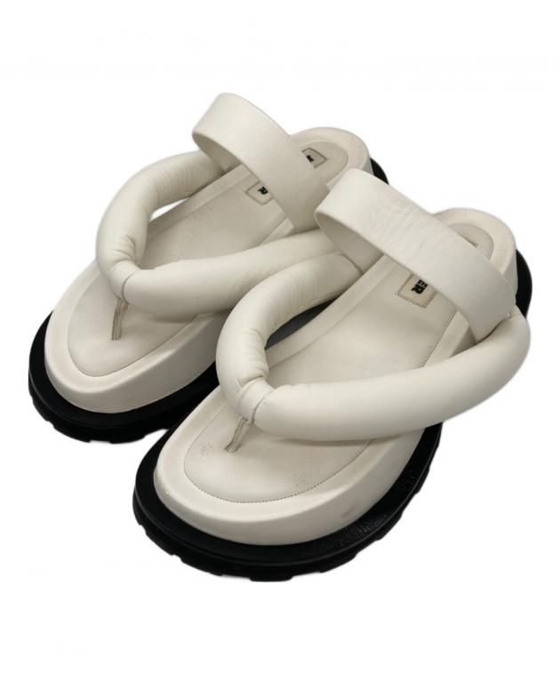 中古・古着通販】JIL SANDER (ジルサンダー) レザー プラットフォーム