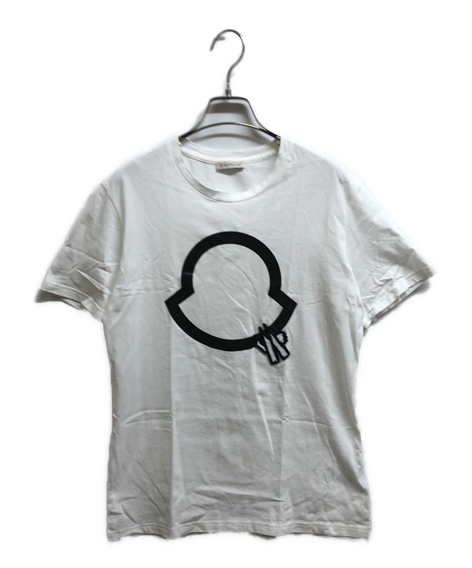 中古・古着通販】MONCLER (モンクレール) ビーズデザインロゴTシャツ 