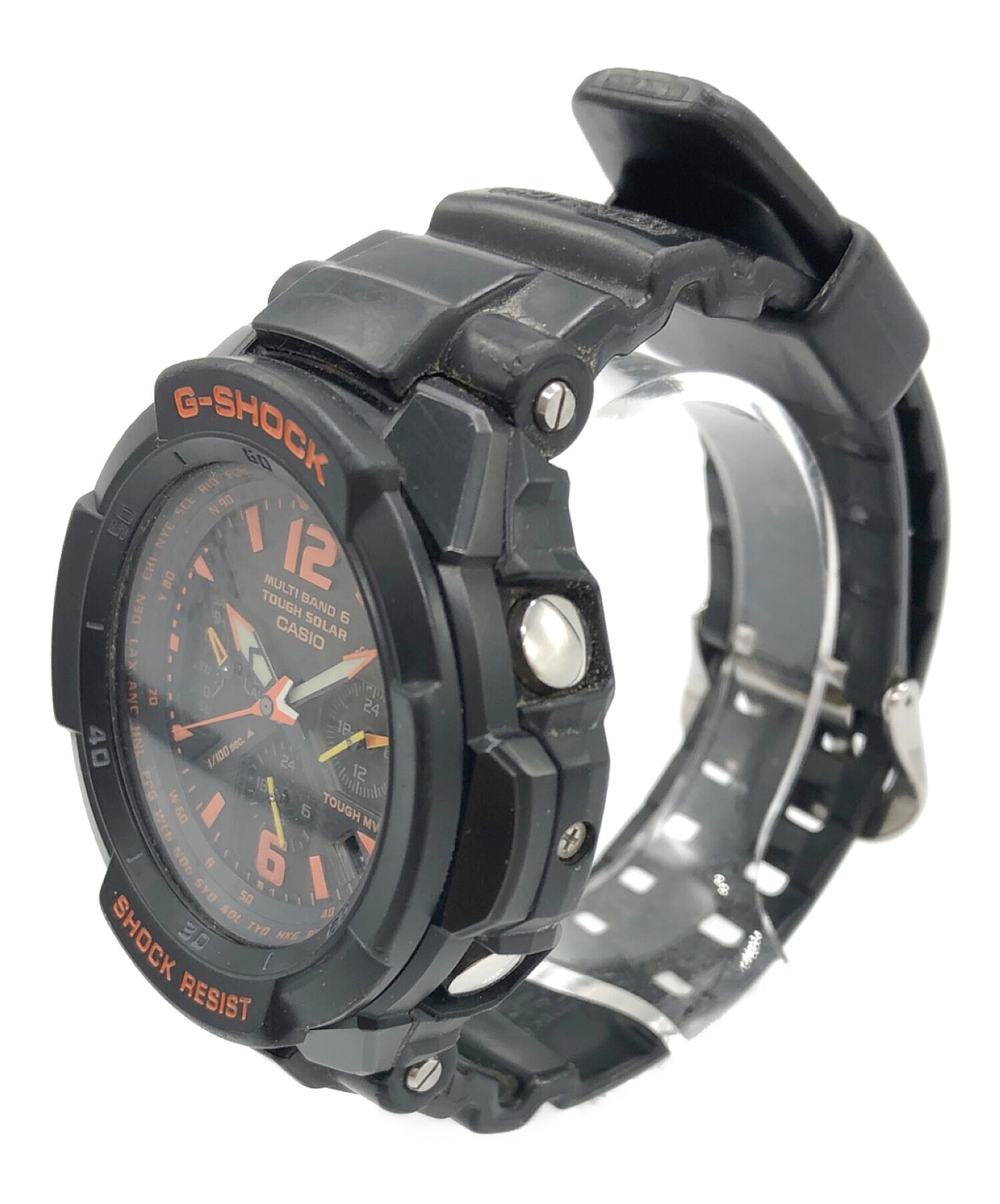 中古・古着通販】CASIO (カシオ) GW-3000B-1AJF ブラック×オレンジ 