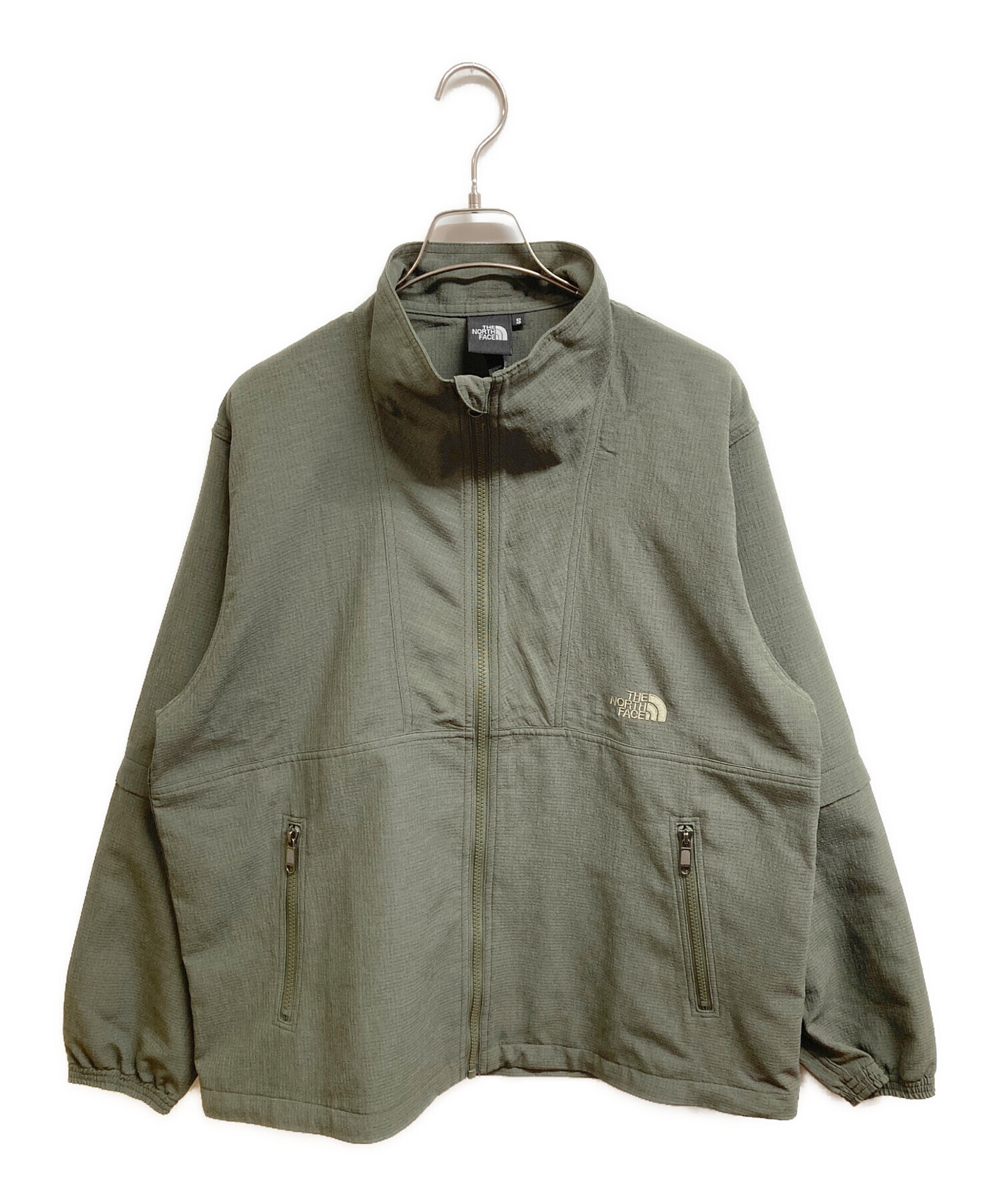 【美品】THE NORTH FACE オリーブ ジップアップブルゾン 中古・古着通販】THE NORTH FACE (ザ ノース フェイス) ジップオフ
