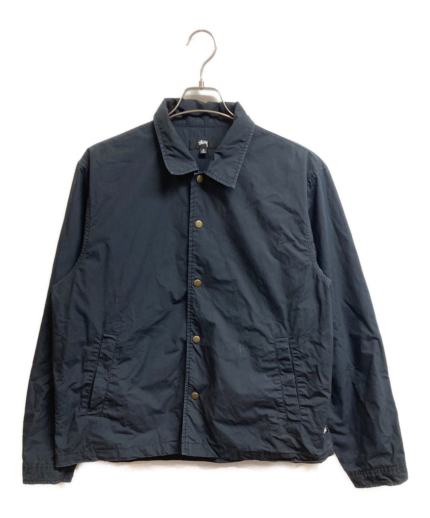 中古・古着通販】stussy (ステューシー) コーチジャケット ネイビー