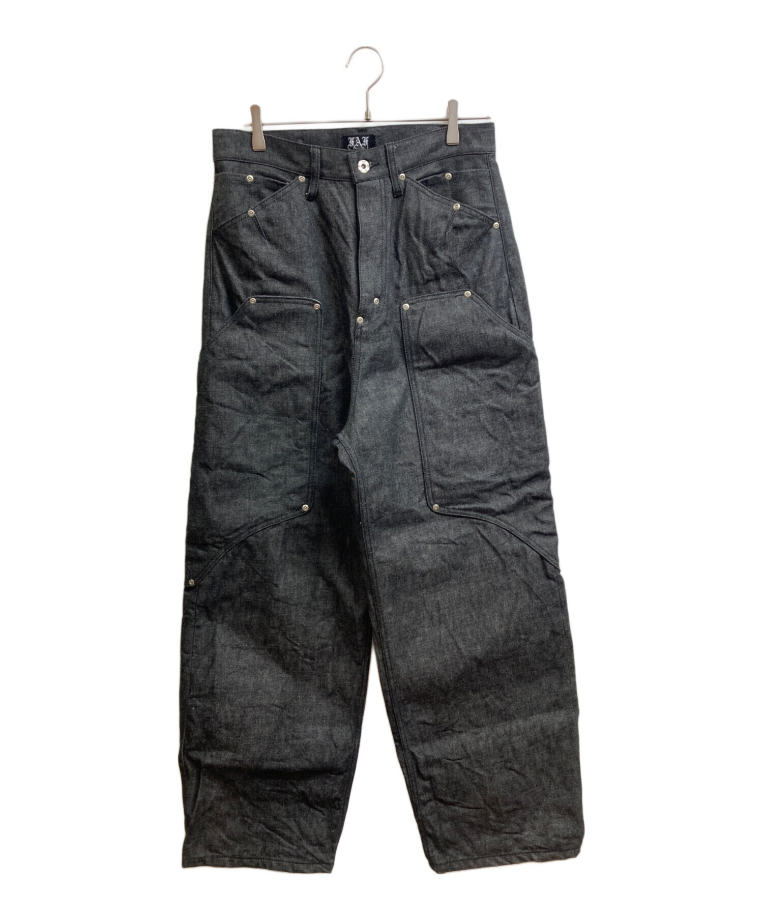 FAKE AS FLOWERS FAF | NEWCOMMUNE AGED BAGGY DENIM FAF デニムパンツ