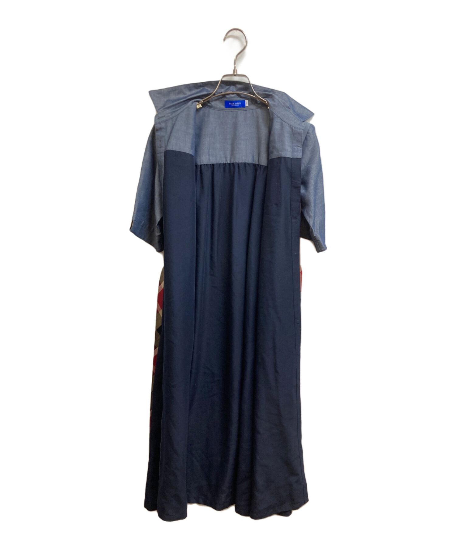 【美品】ブルーレーベルクレストブリッジ ライトドライダンガリーシャツドレス　36 中古・古着通販】BLUE LABEL CRESTBRIDGE (ブルーレーベルクレスト