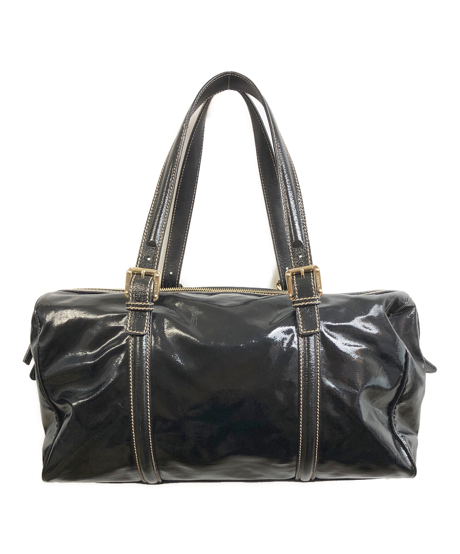 中古・古着通販】GUCCI (グッチ) インターロッキング ボストンバッグ