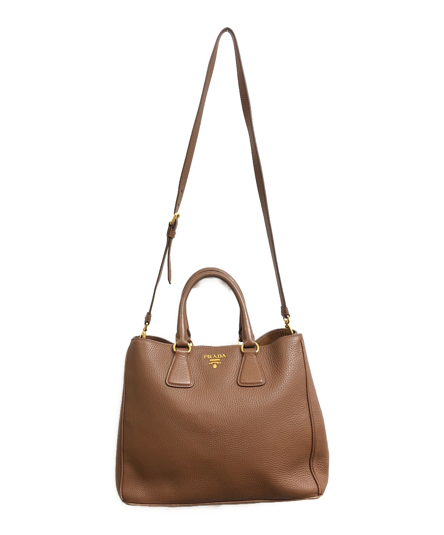 中古・古着通販】PRADA (プラダ) 2WAYバッグ ブラウン｜ブランド・古着 