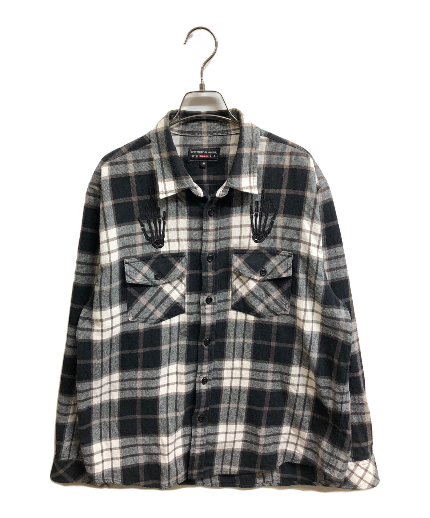 d*1様 Supreme 21SS Plaid Flannel Shirt 中古・古着通販】Supreme (シュプリーム) Hysteric Glamour