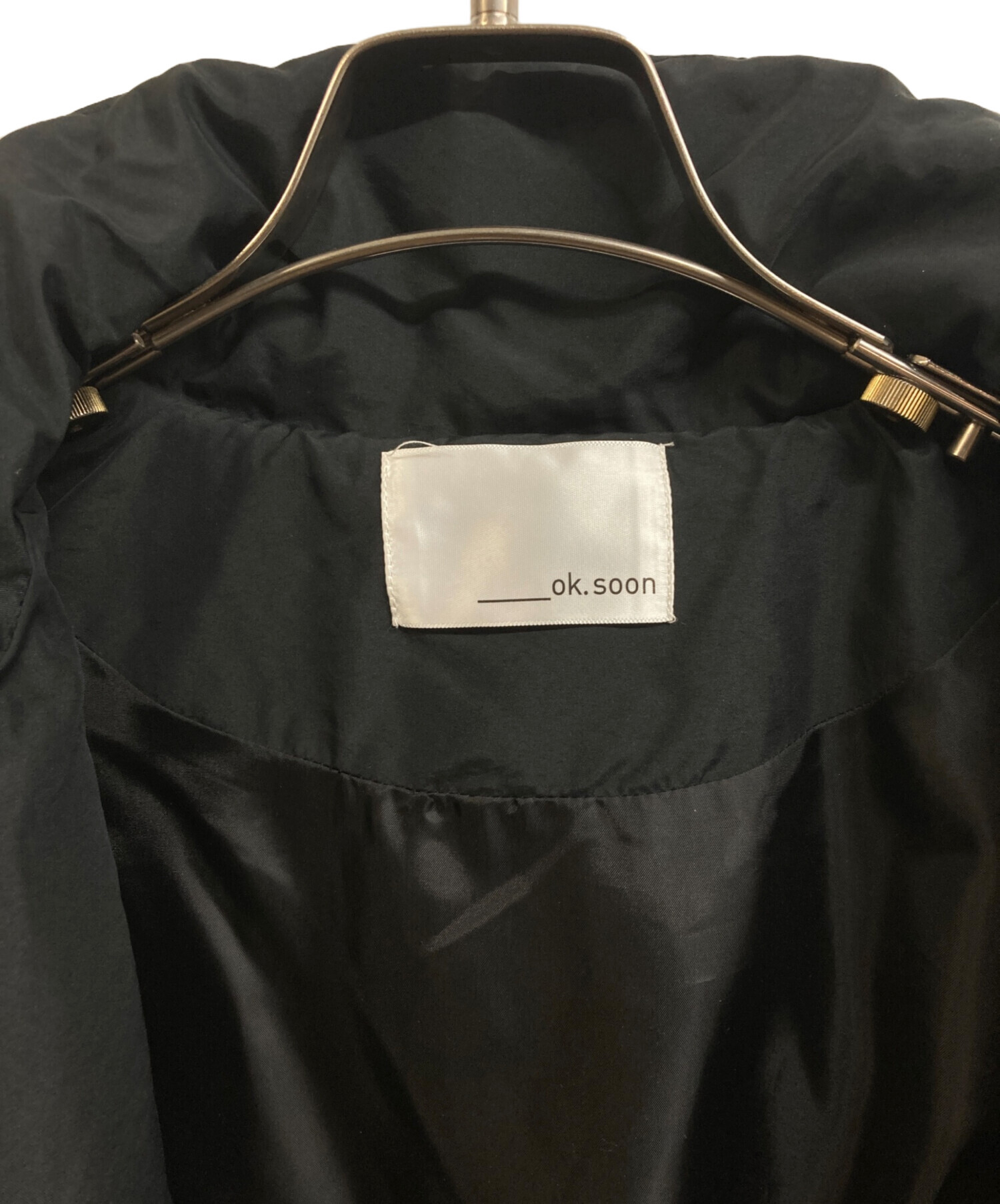 中古・古着通販】ok.soon (オクスン) ベスト ブラック サイズ:不明 
