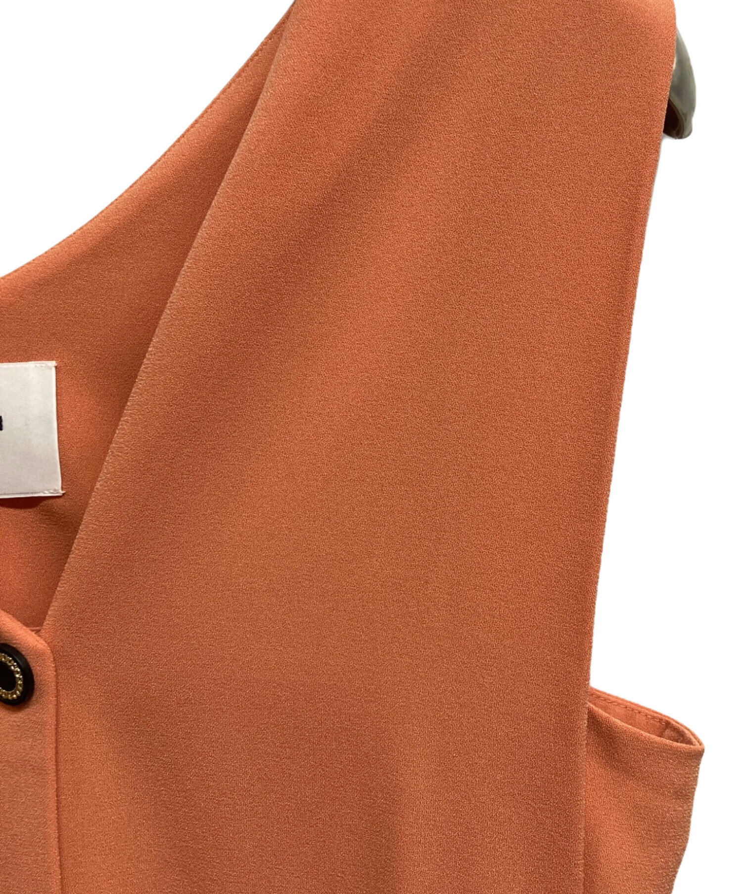 【AMERI vintage】 BOX SIDE RIBBON ROMPERS 中古・古着通販】Ameri (アメリ) BOX SIDE RIBBON ROMPERS オレンジ