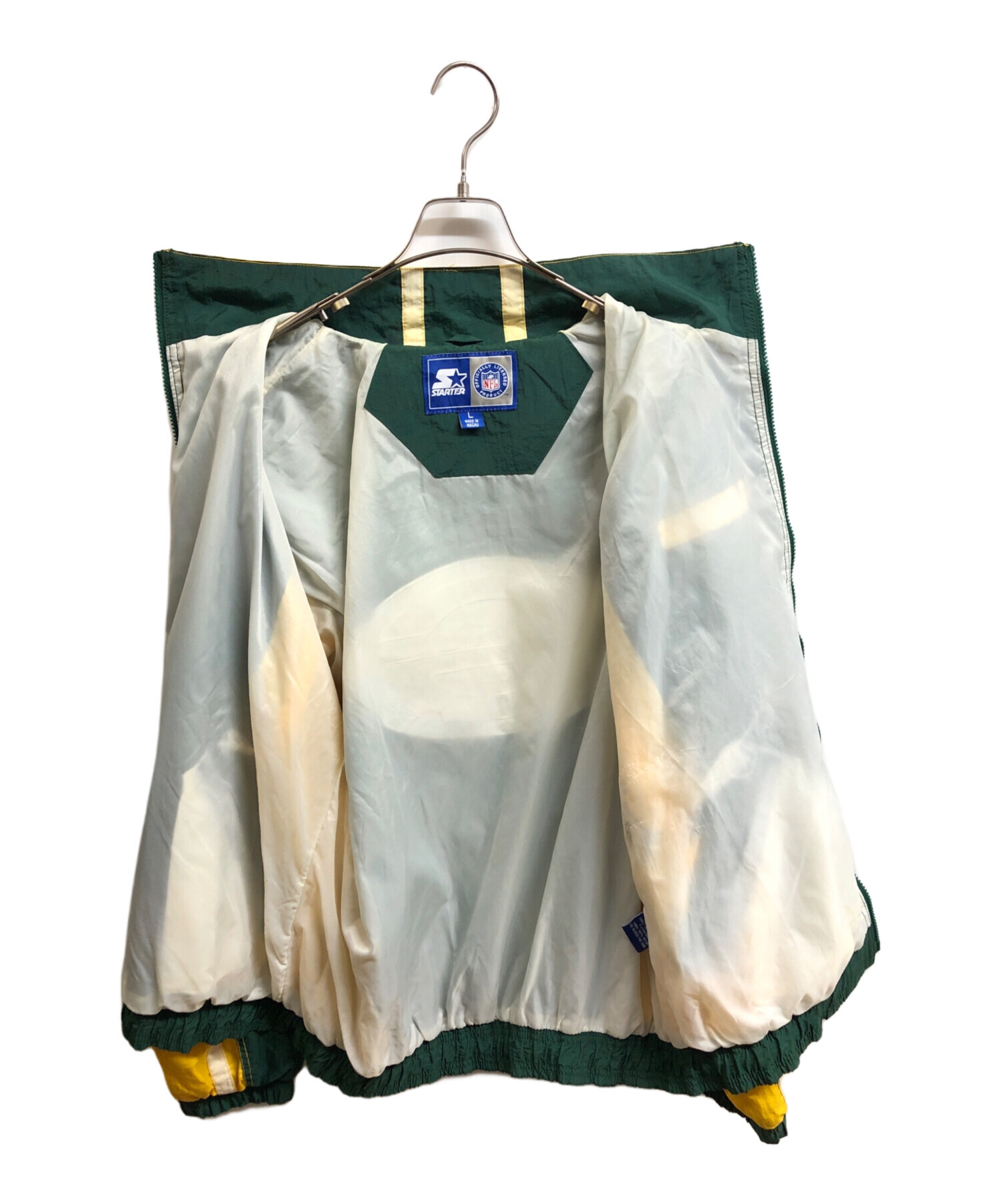 中古・古着通販】STARTER (スターター) PACKERS ナイロンジャケット
