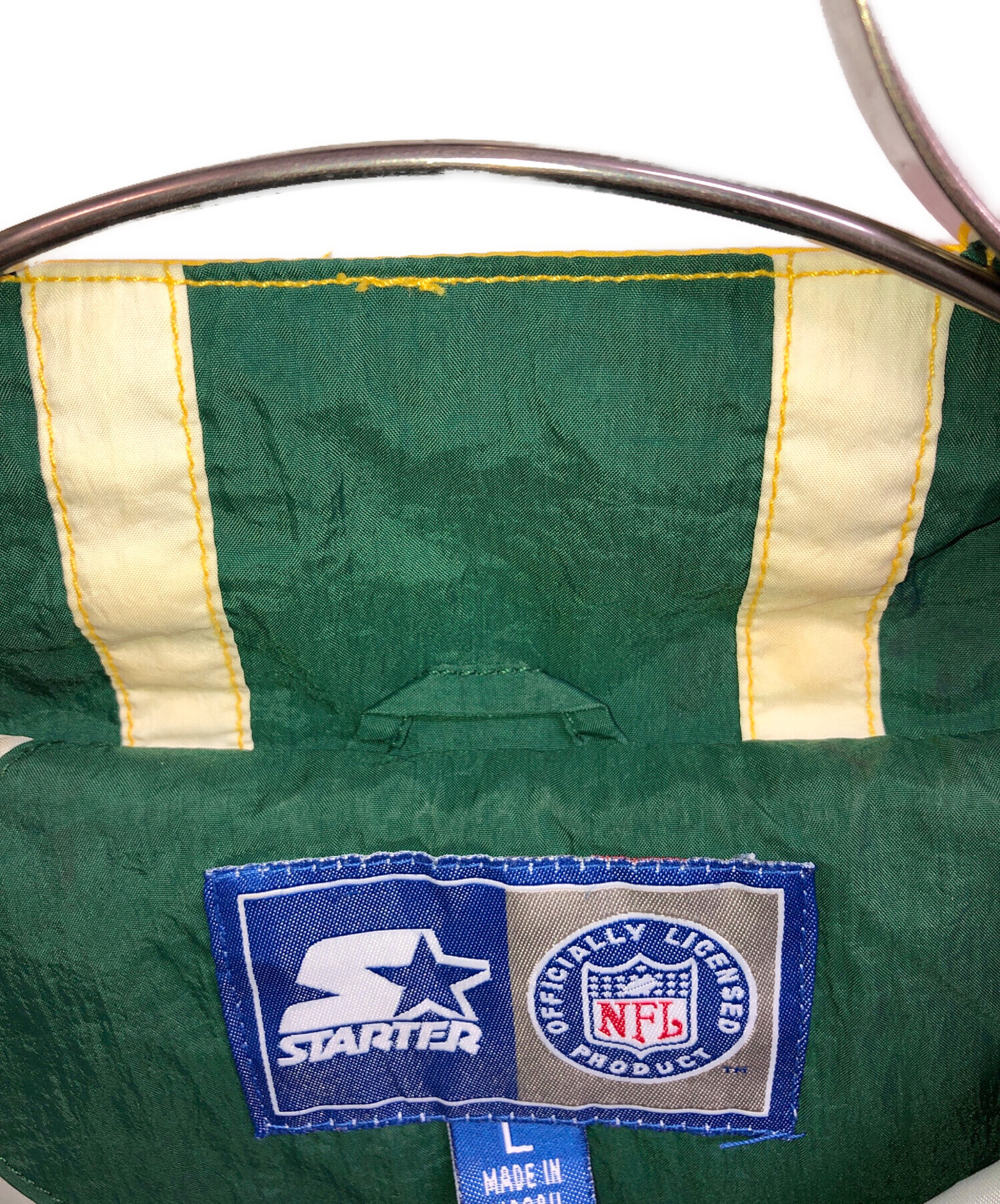 中古・古着通販】STARTER (スターター) PACKERS ナイロンジャケット