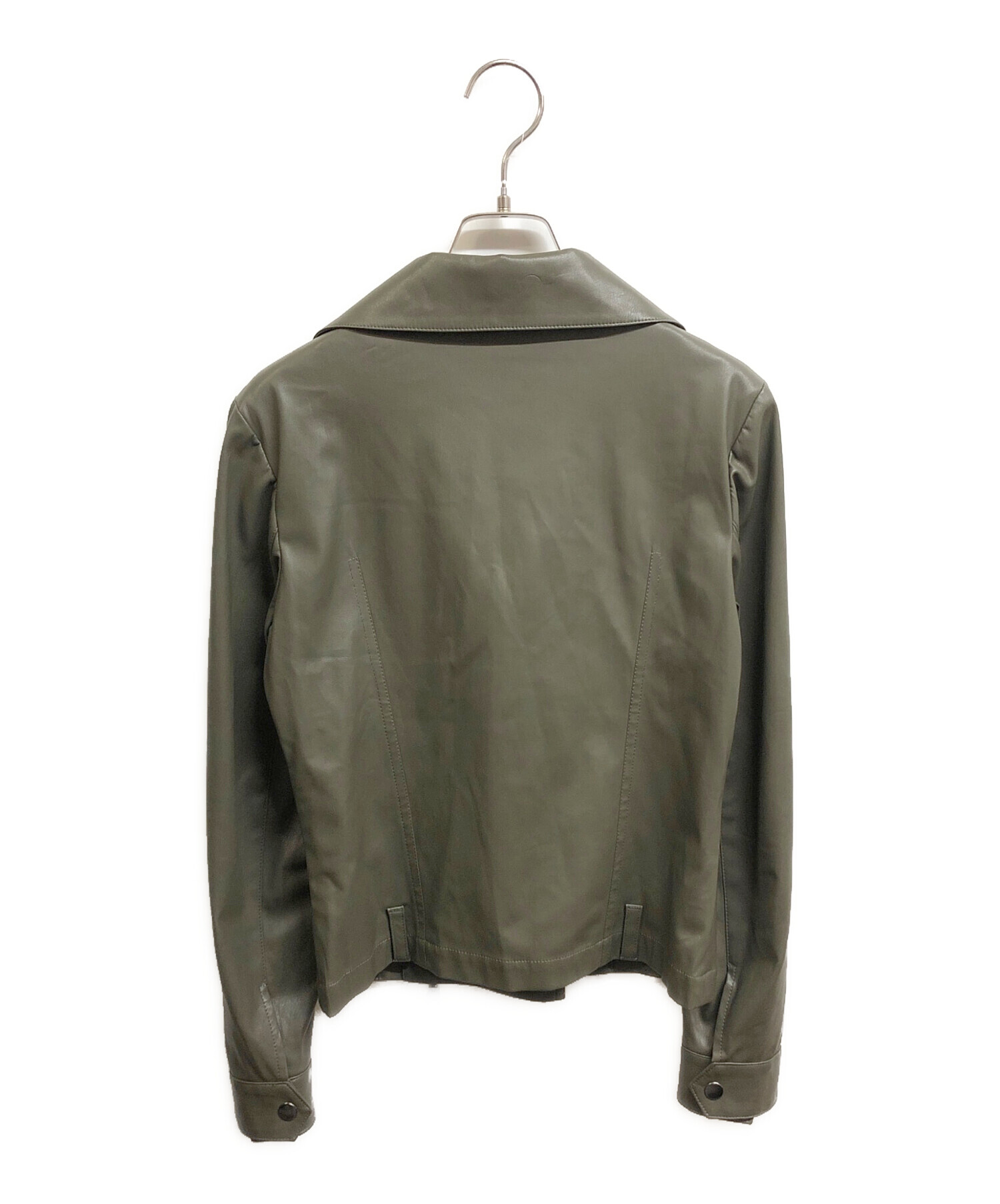 中古・古着通販】kay me (ケイミー) ストレッチライダースジャケット 