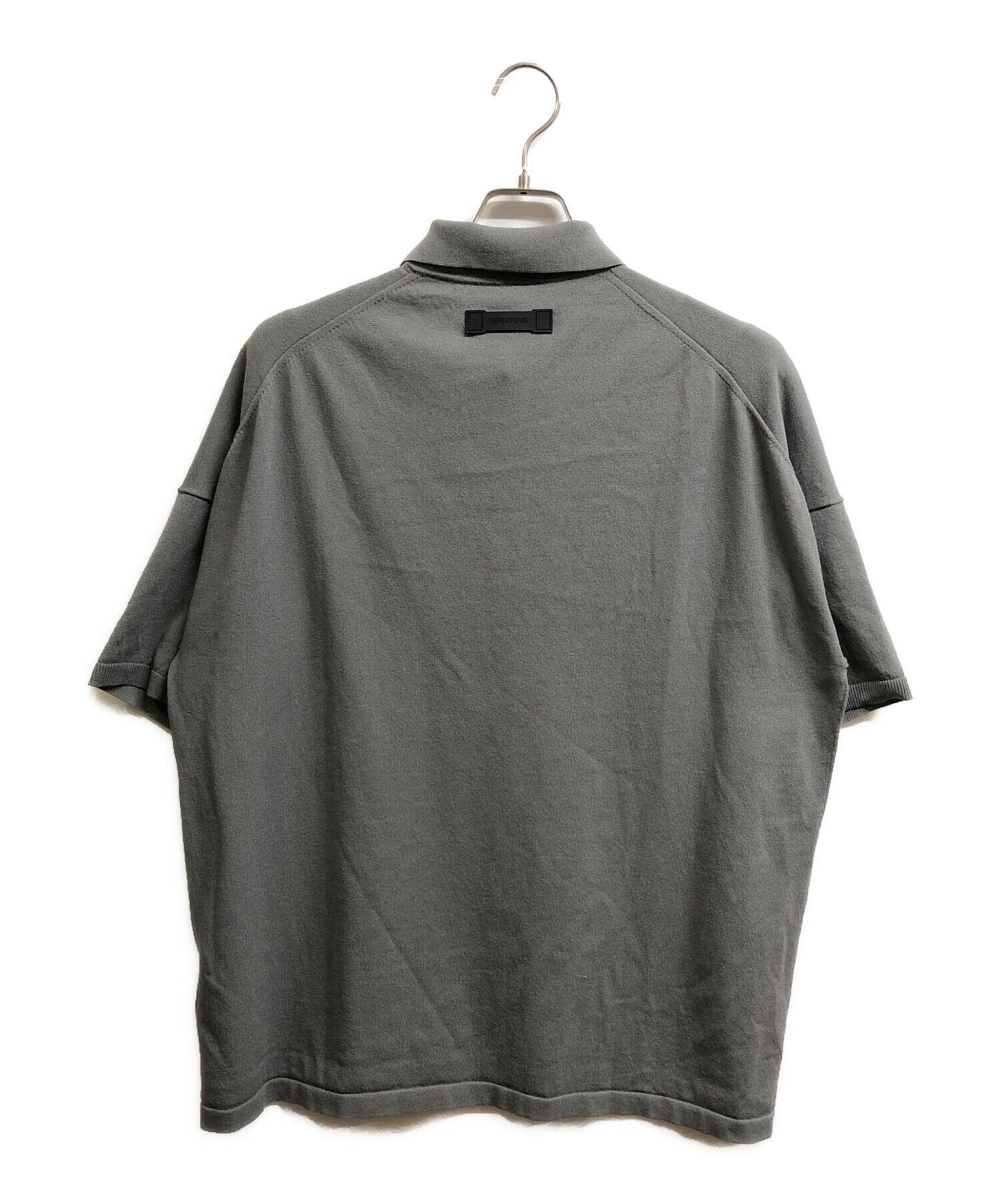 中古・古着通販】BRIEFING (ブリーフィング) ポロシャツ グレー サイズ