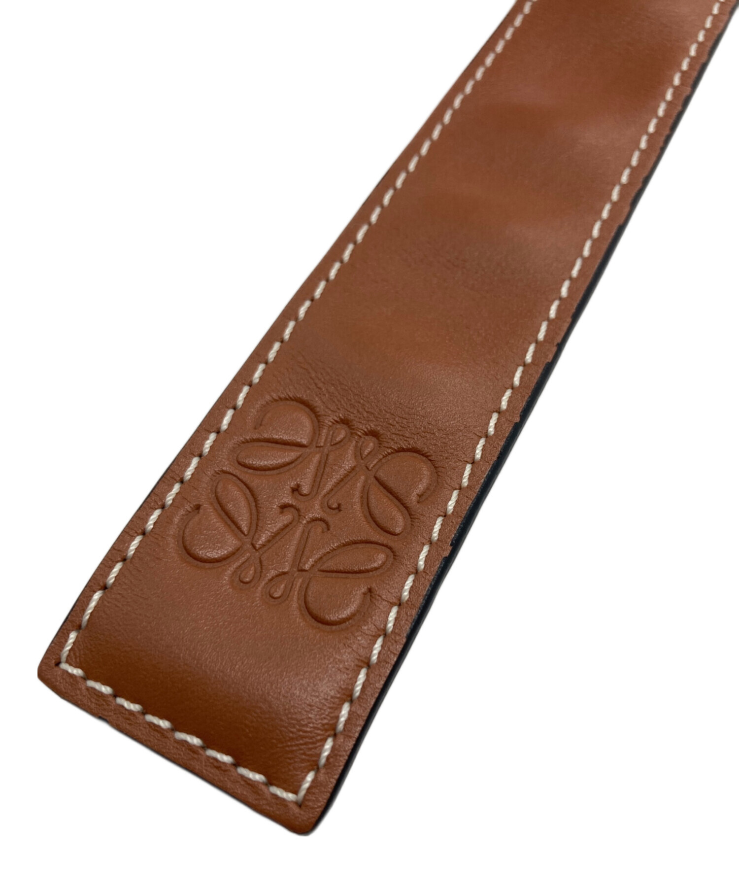 中古・古着通販】LOEWE (ロエベ) スラップブレスレット ブラウン 
