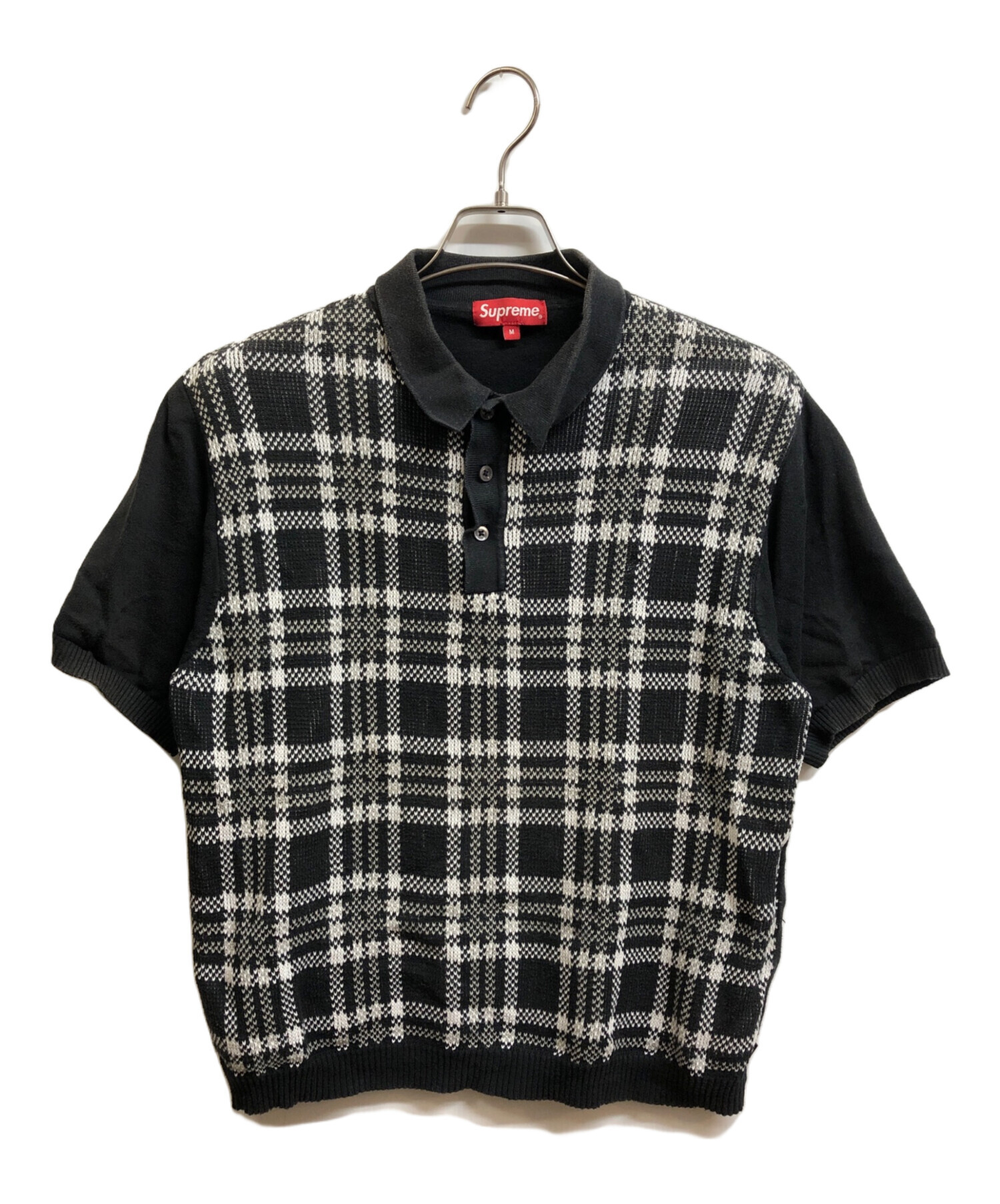 中古・古着通販】SUPREME (シュプリーム) Plaid Knit S/S Polo 