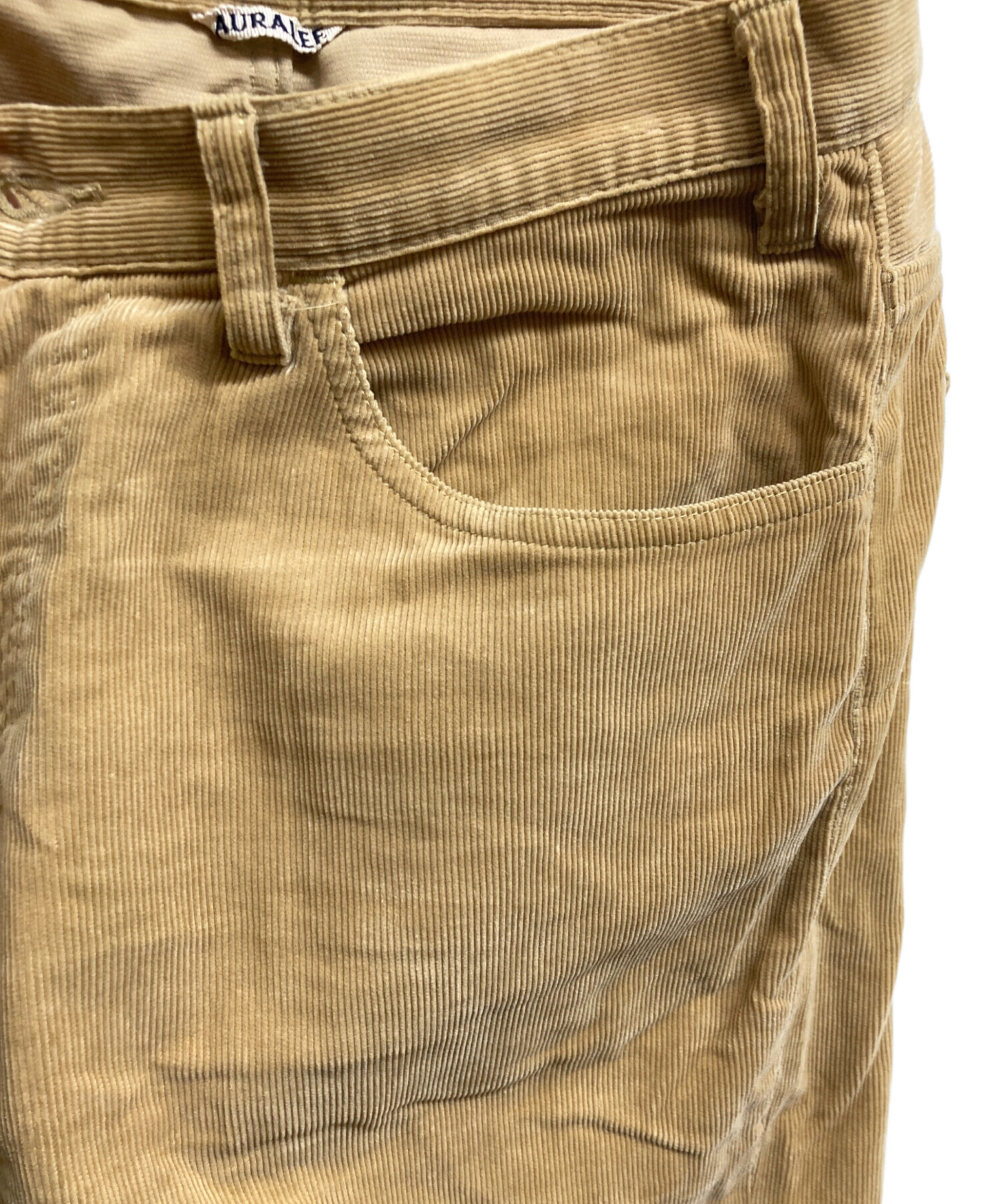 AURALEE コーデュロイパンツ 4 ベージュ AURALEE HEMP CORDUROY SLACKS