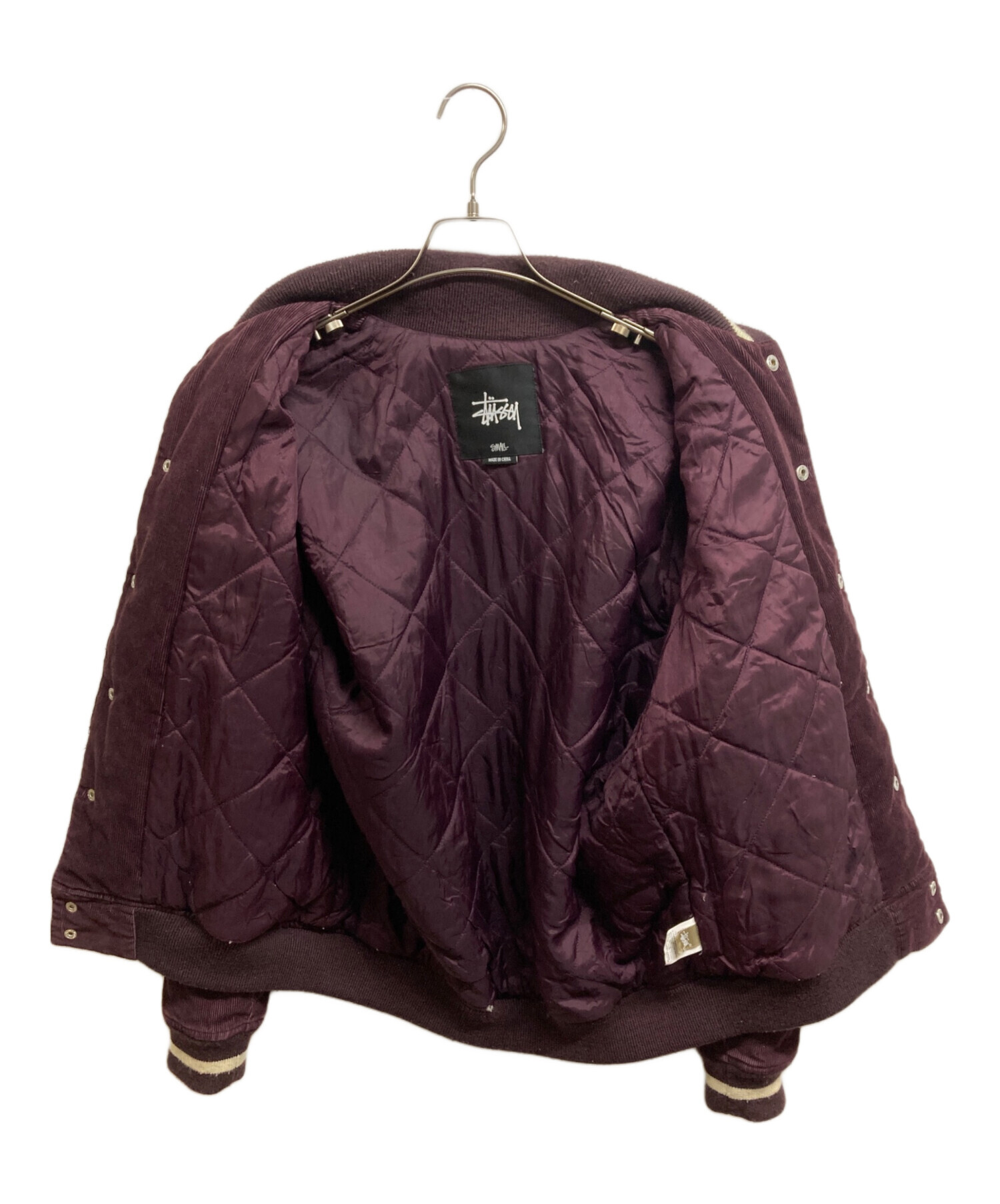 （希少）Stussy コーデュロイ ジャケット スタジャン ブルゾン 中古・古着通販】stussy (ステューシー) コーデュロイスタジャン