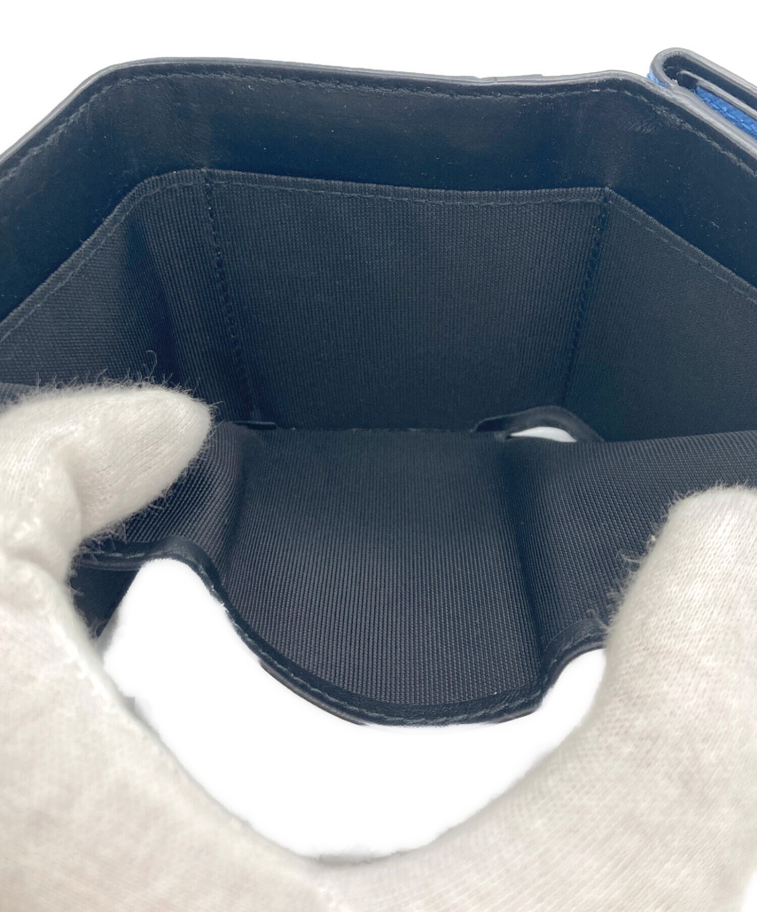 中古・古着通販】SMYTHSON (スマイソン) コンパクトウォレット ブルー