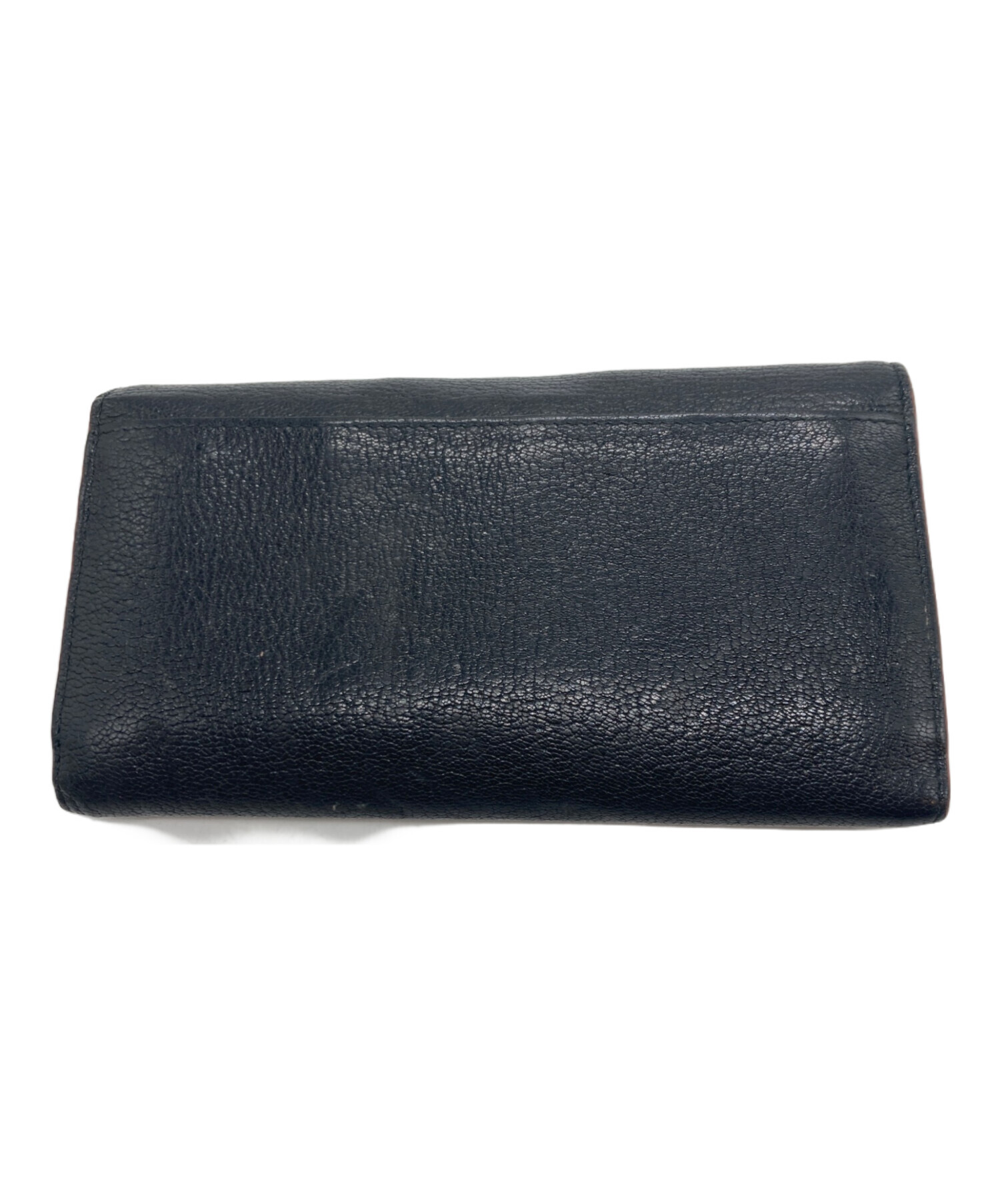中古・古着通販】MIU MIU (ミュウミュウ) 長財布 ブラック｜ブランド 