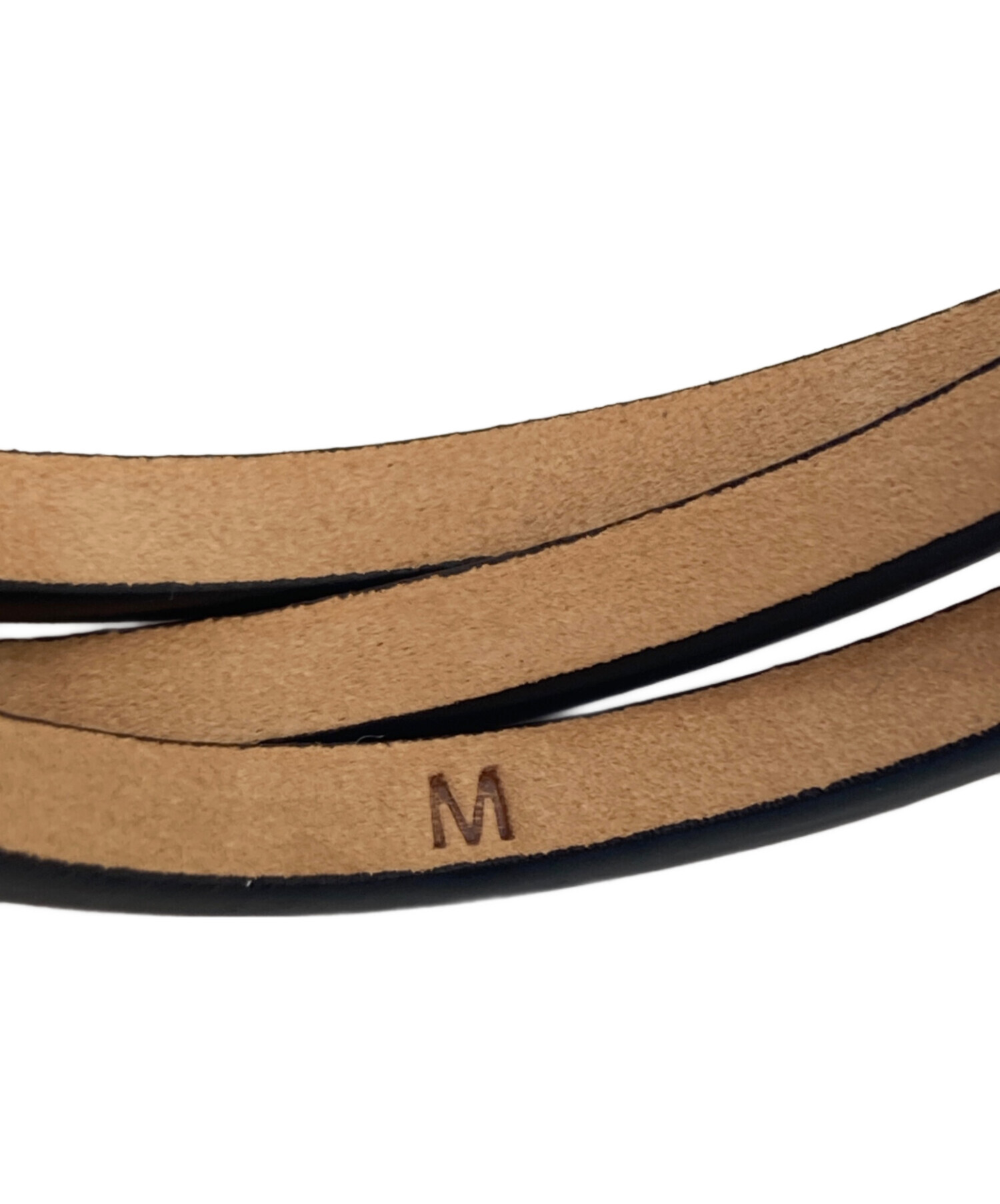 新品未使用！LOEWE バングル ブラウン ロエベ LOEWE レザー バングル ブラウン