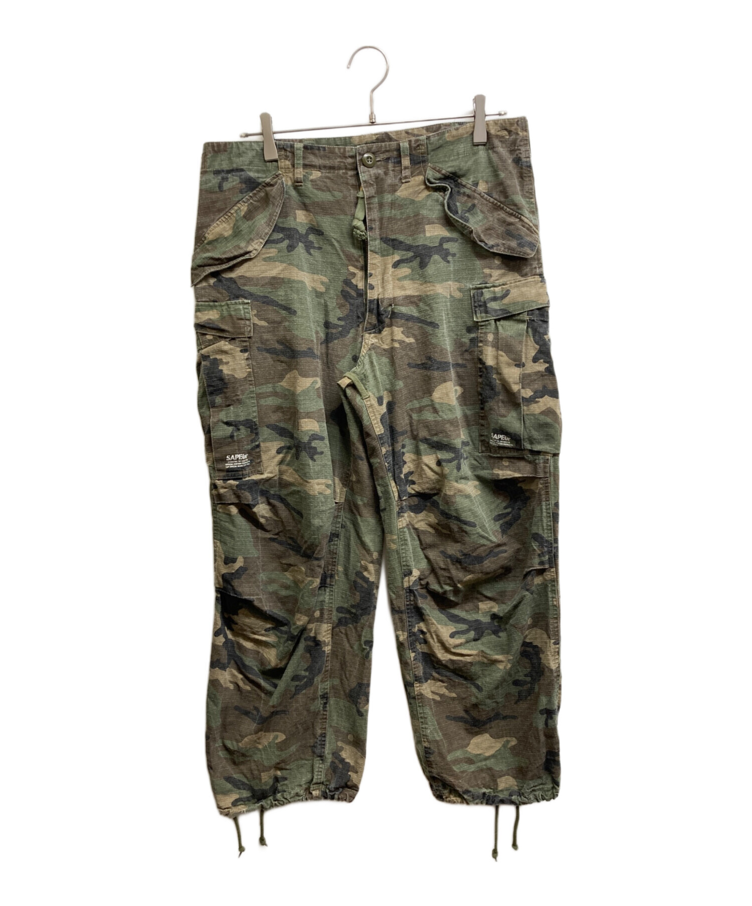 中古・古着通販】SAPEur (サプール) M-65 CARGO PANTS グリーン サイズ