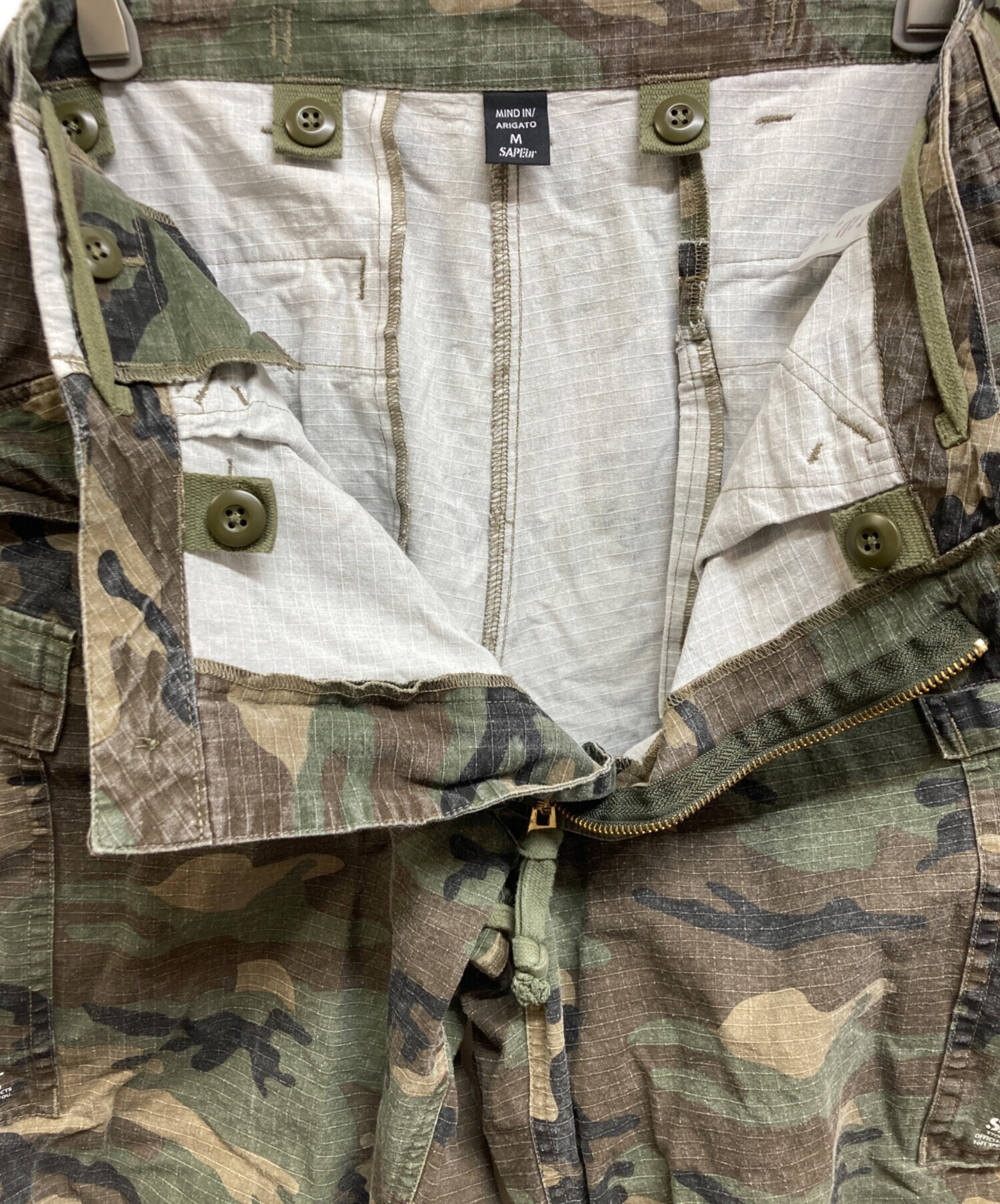 中古・古着通販】SAPEur (サプール) M-65 CARGO PANTS グリーン サイズ