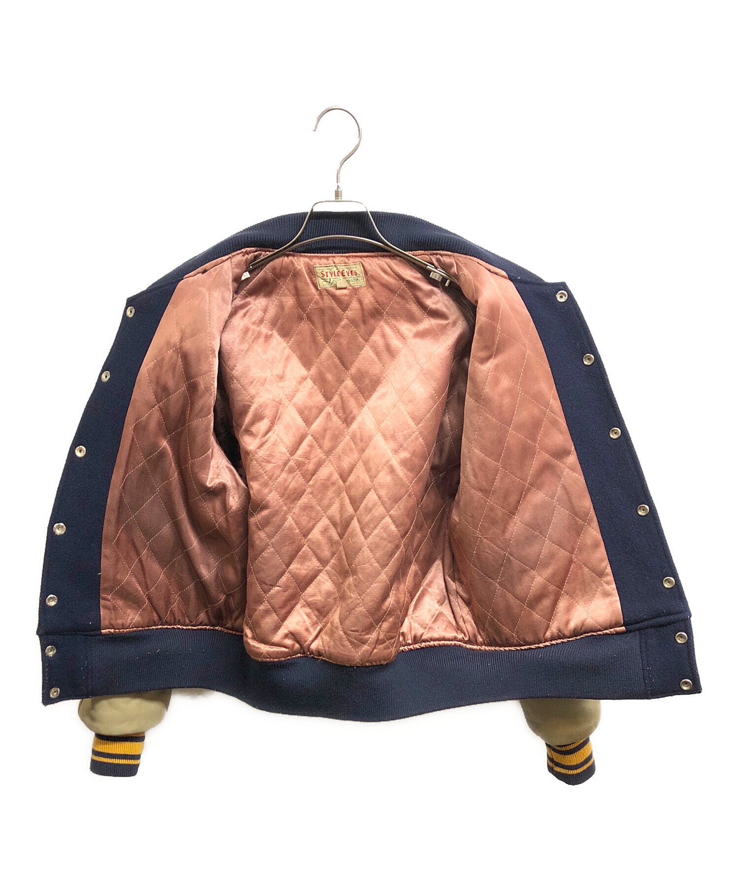 美品‼️】激レア スタイルアイズ スタジャン ネイビー サイズ38 【公式