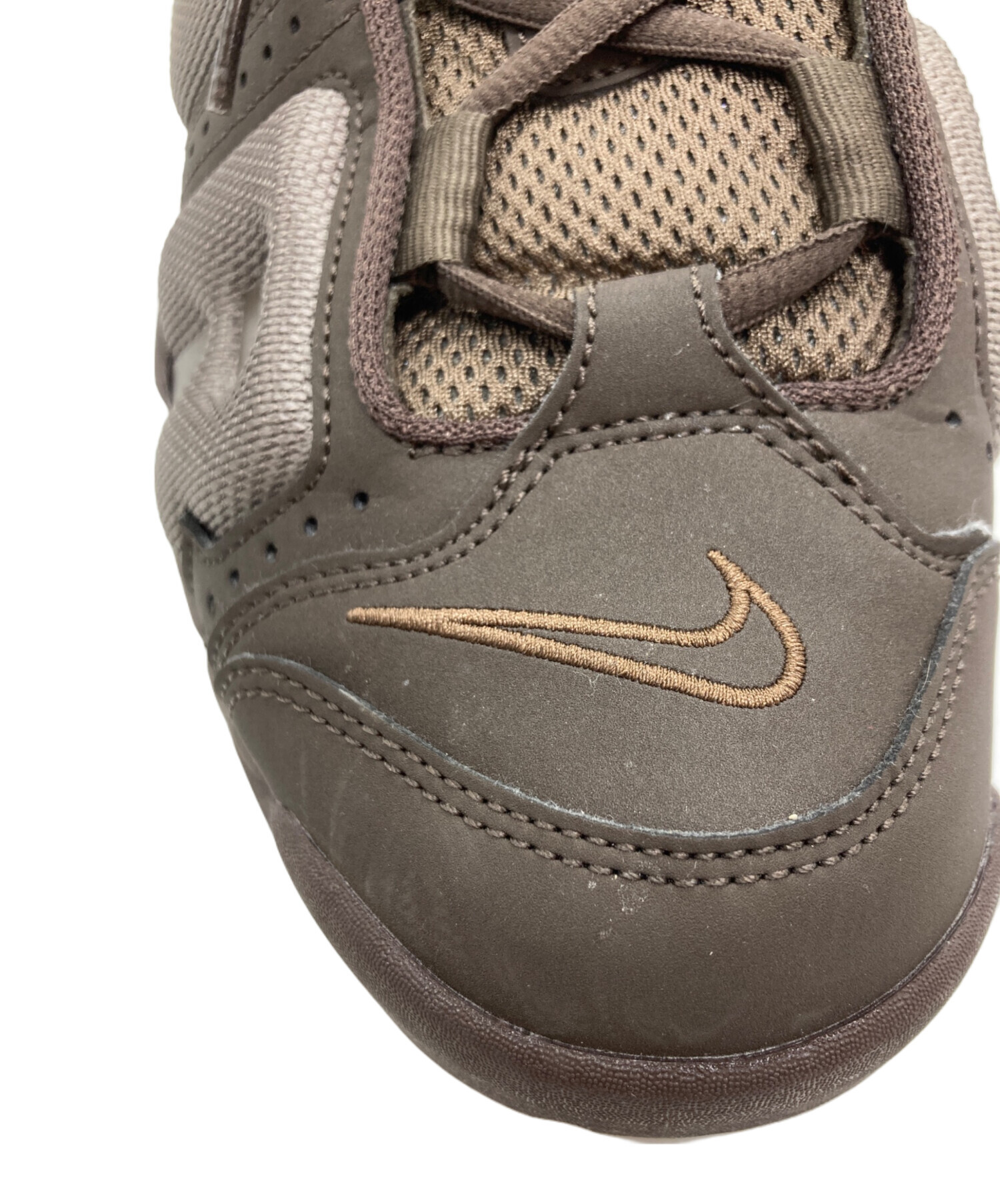 中古・古着通販】NIKE (ナイキ) エア モア アップテンポ LOW ブラウン