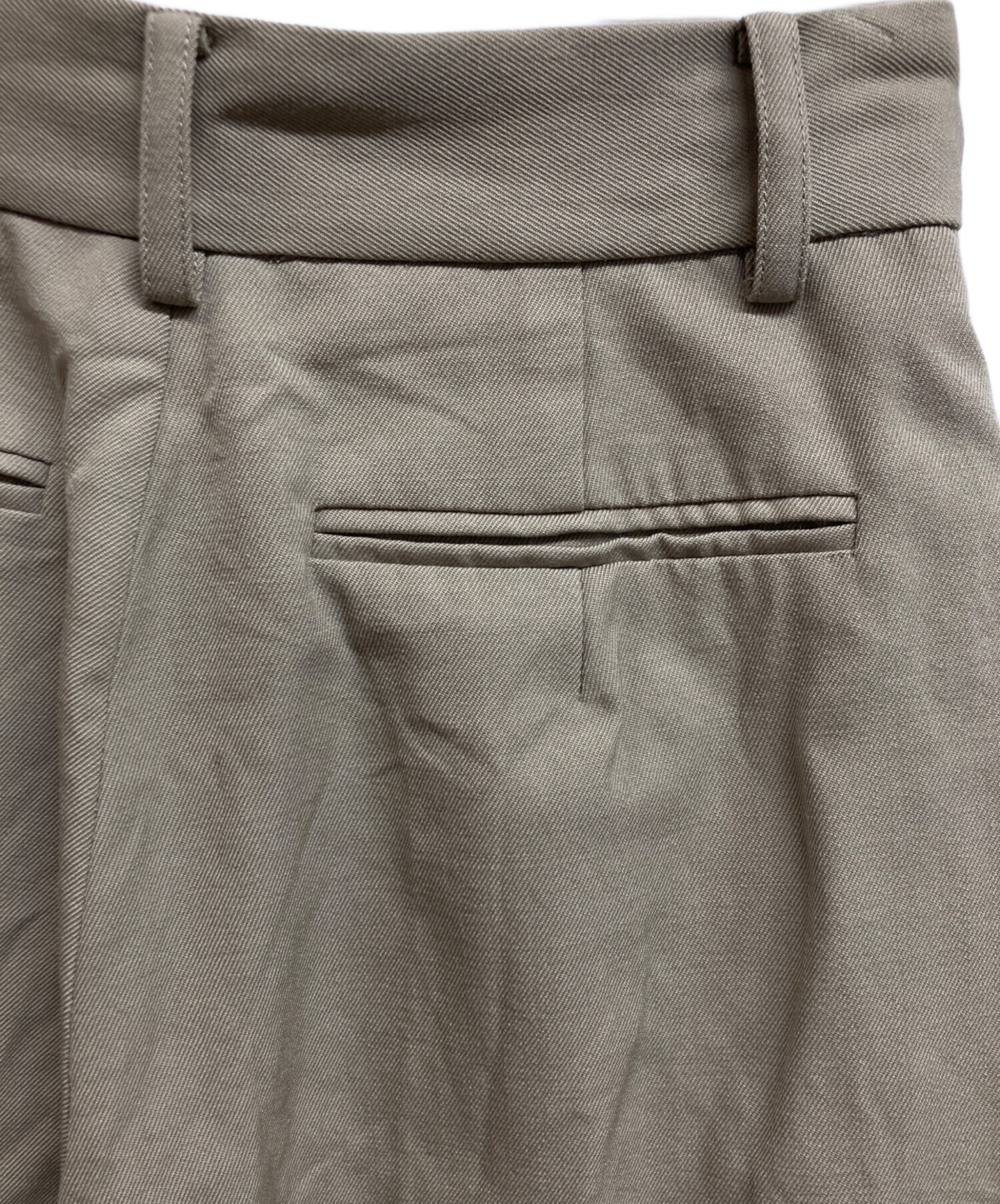 中古・古着通販】anuans (アニュアンス) ウールギャバジンタック