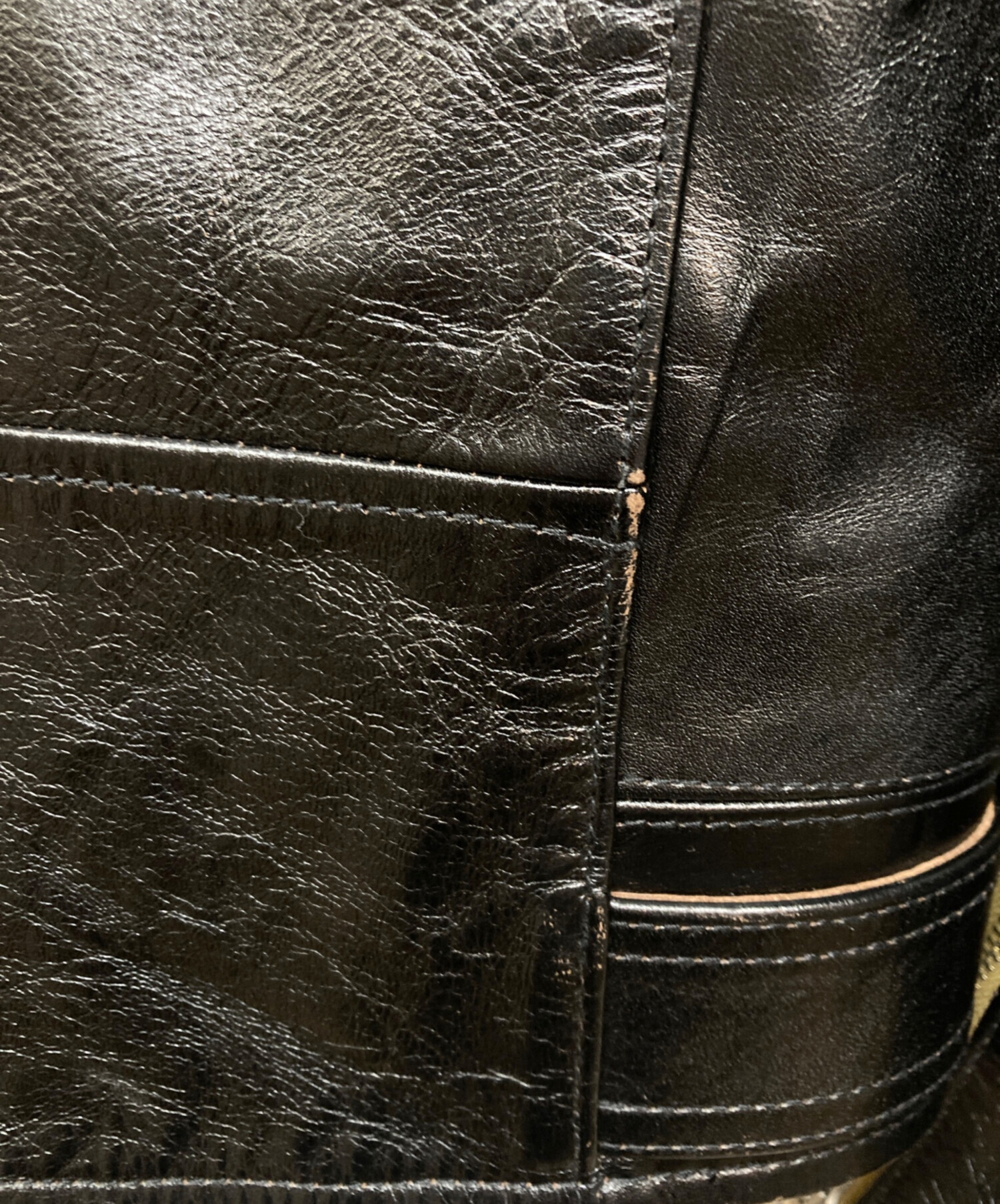 中古・古着通販】Geruga (ゲルガ) D-0 DOUBLE RIDERS JACKET ブラック