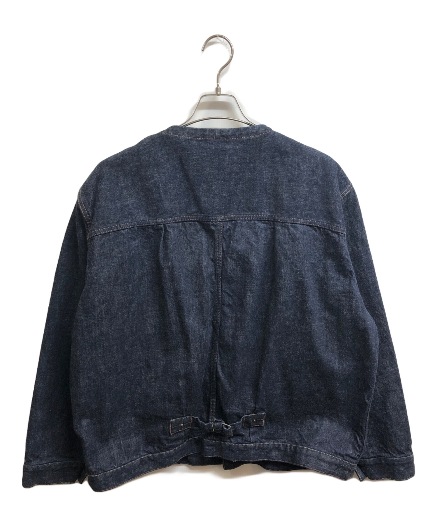 中古・古着通販】CALEE (キャリー) 1st ノーカラー デニムジャケット
