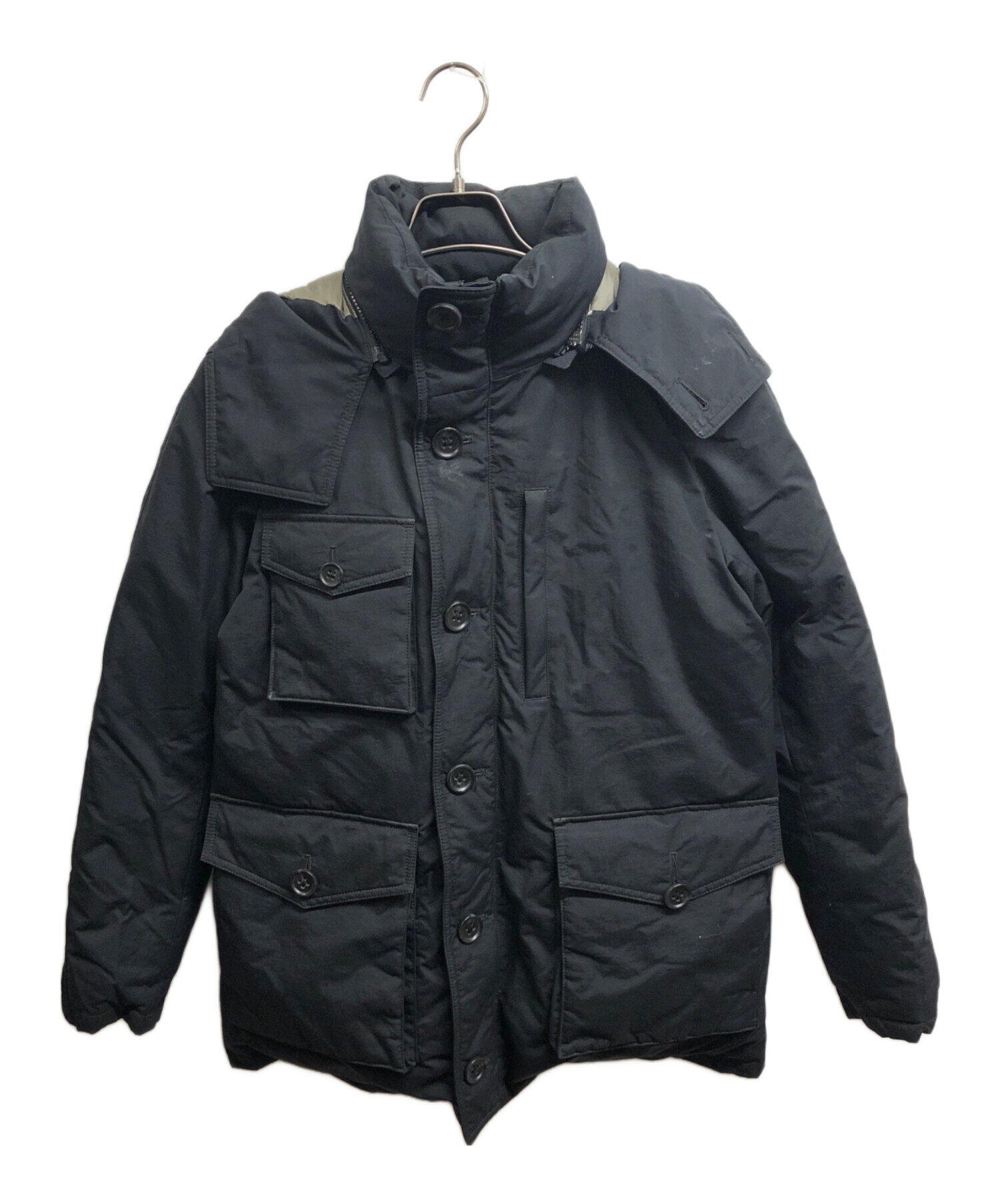 中古・古着通販】ZANTER (ザンター) ダウンジャケット ブラック サイズ 