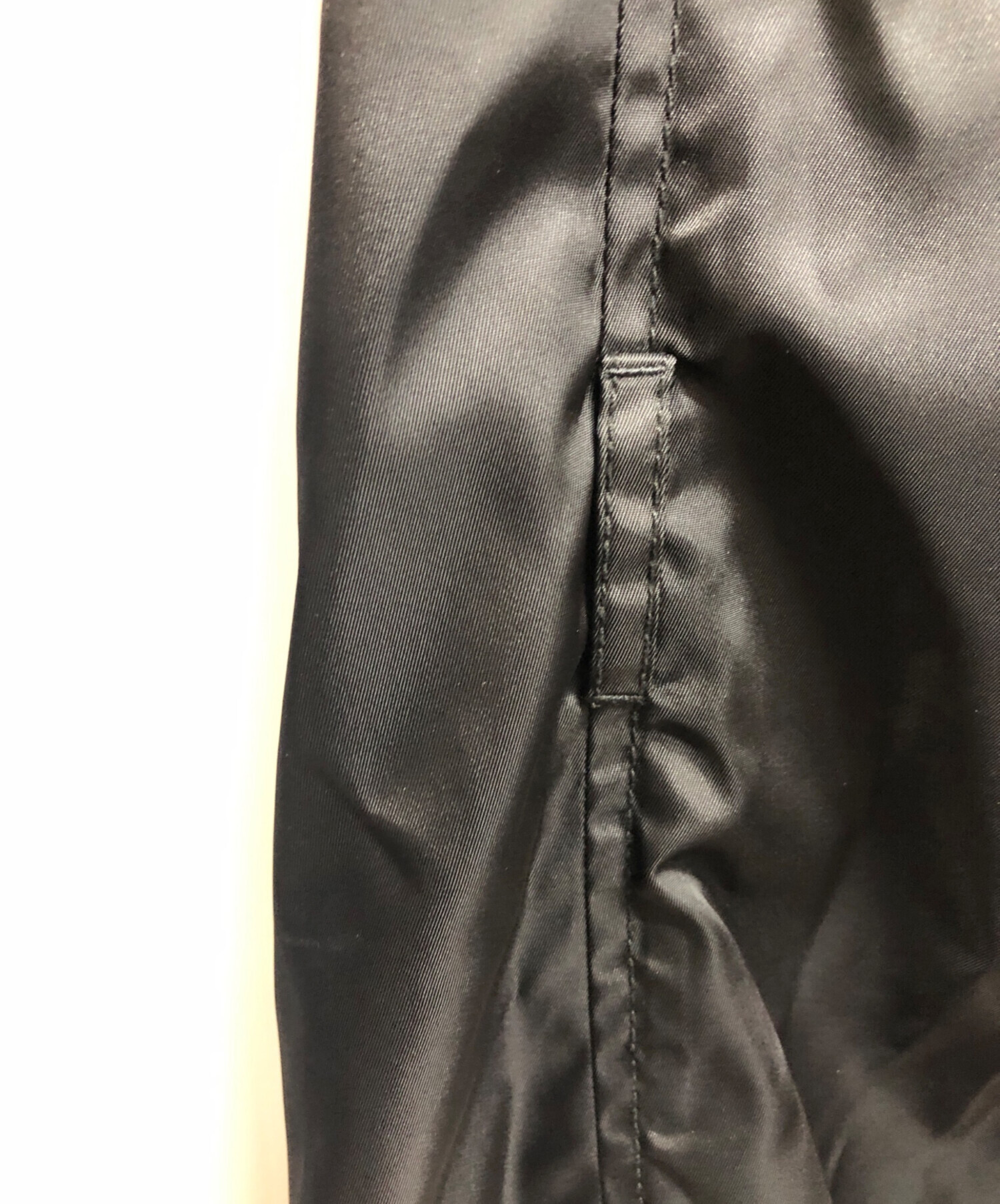 中古・古着通販】PRADA (プラダ) レザー切替ナイロンジャケット 中古・古着通販】PRADA (プラダ) レザー切替ナイロンジャケット