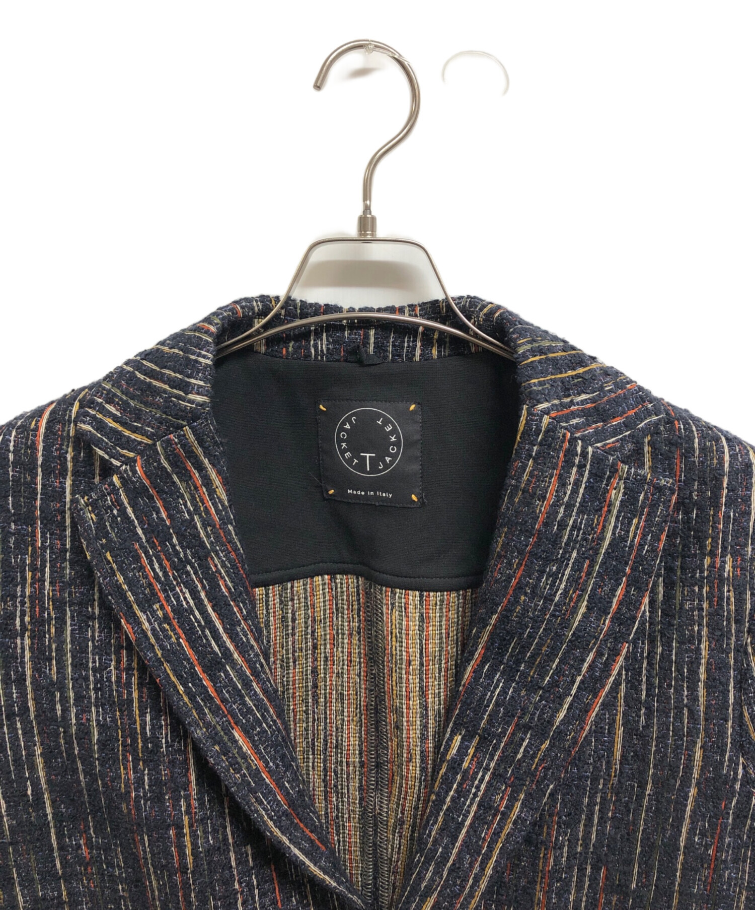 【美品】ティージャケット TONELLO テーラードジャケット コットン XL 中古・古着通販】T-JACKET By TONELLO (ティージャケット バイ