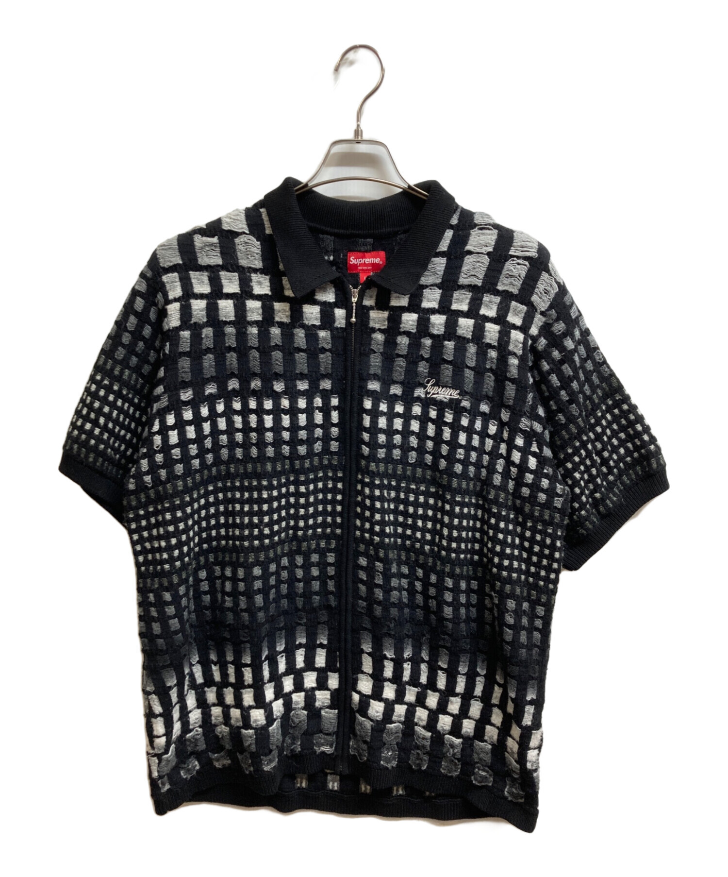 中古・古着通販】SUPREME (シュプリーム) Gradient Grid Zip Up Polo