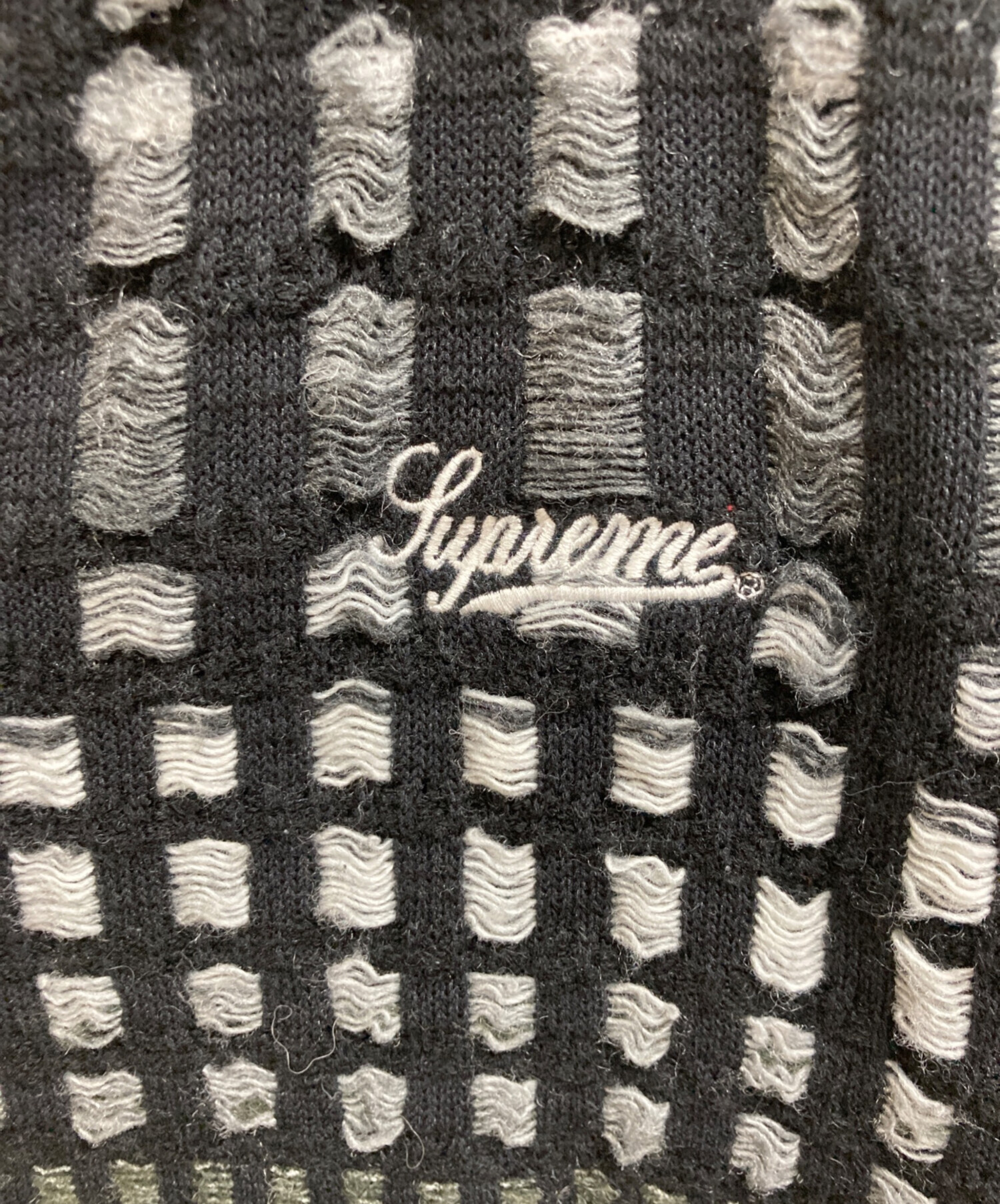 中古・古着通販】SUPREME (シュプリーム) Gradient Grid Zip Up Polo