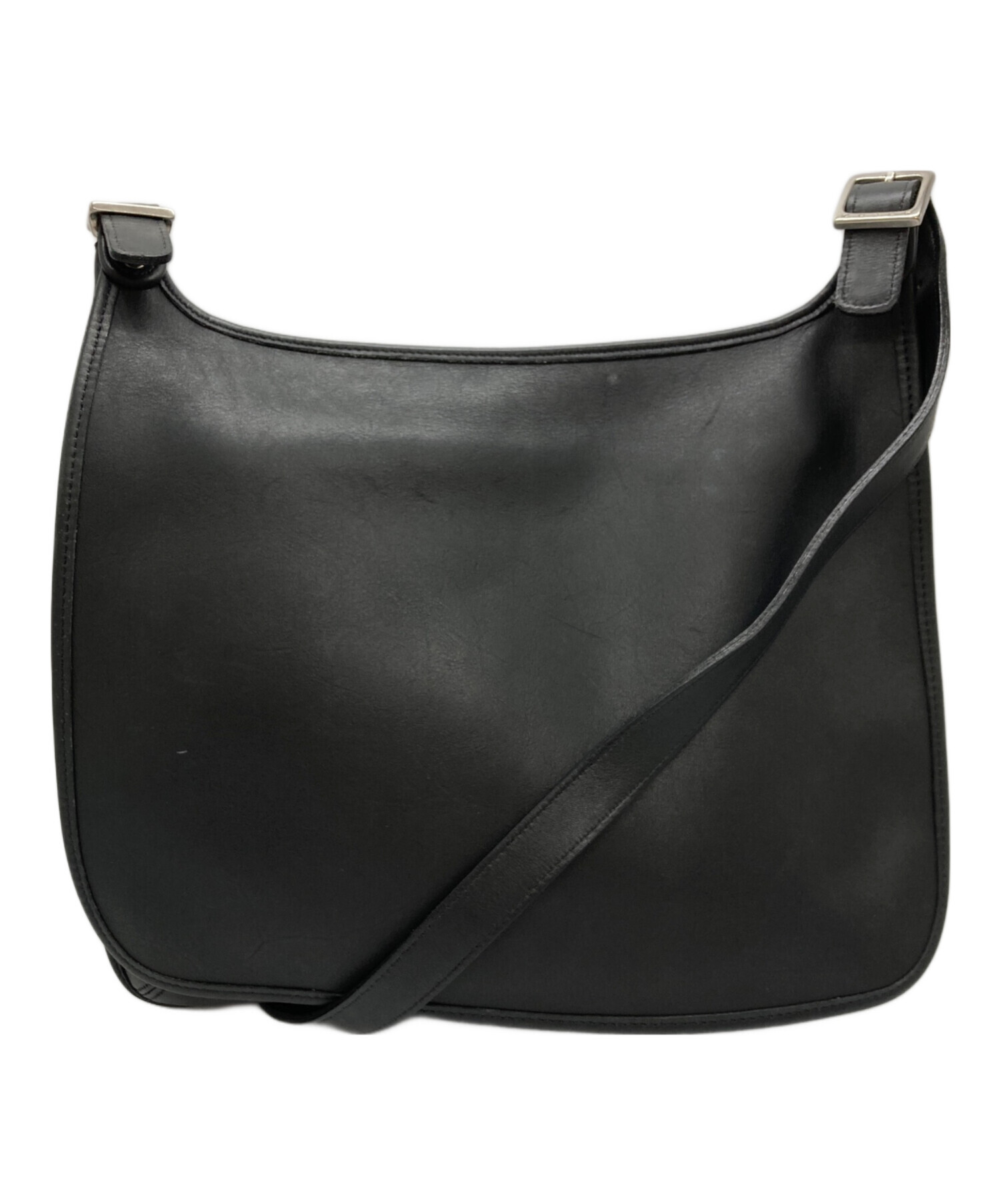 未使用 COACH ブラック ショルダーバッグ 中古・古着通販】COACH (コーチ) ショルダーバッグ ブラック