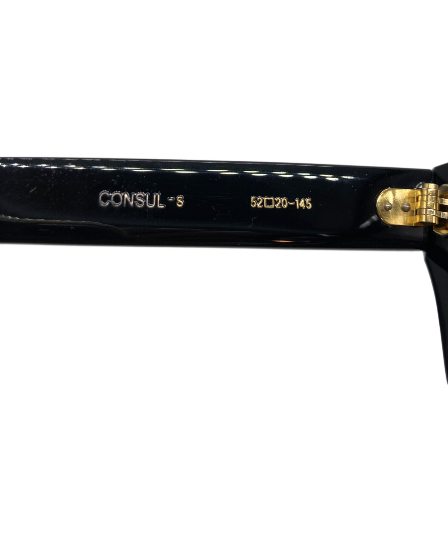 OLIVER GOLDSMITH オリバーゴールドスミス メガネ - 黒 【古着】【中古】 中古・古着通販】Oliver Goldsmith (オリバーゴールドスミス) consul-s