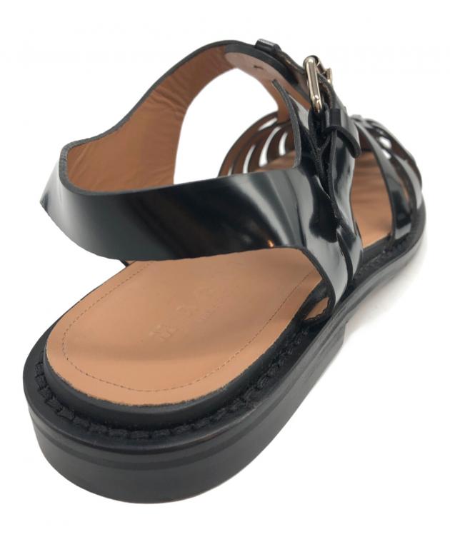 中古・古着通販】MARNI (マルニ) フィッシャーマンズサンダル ブラック
