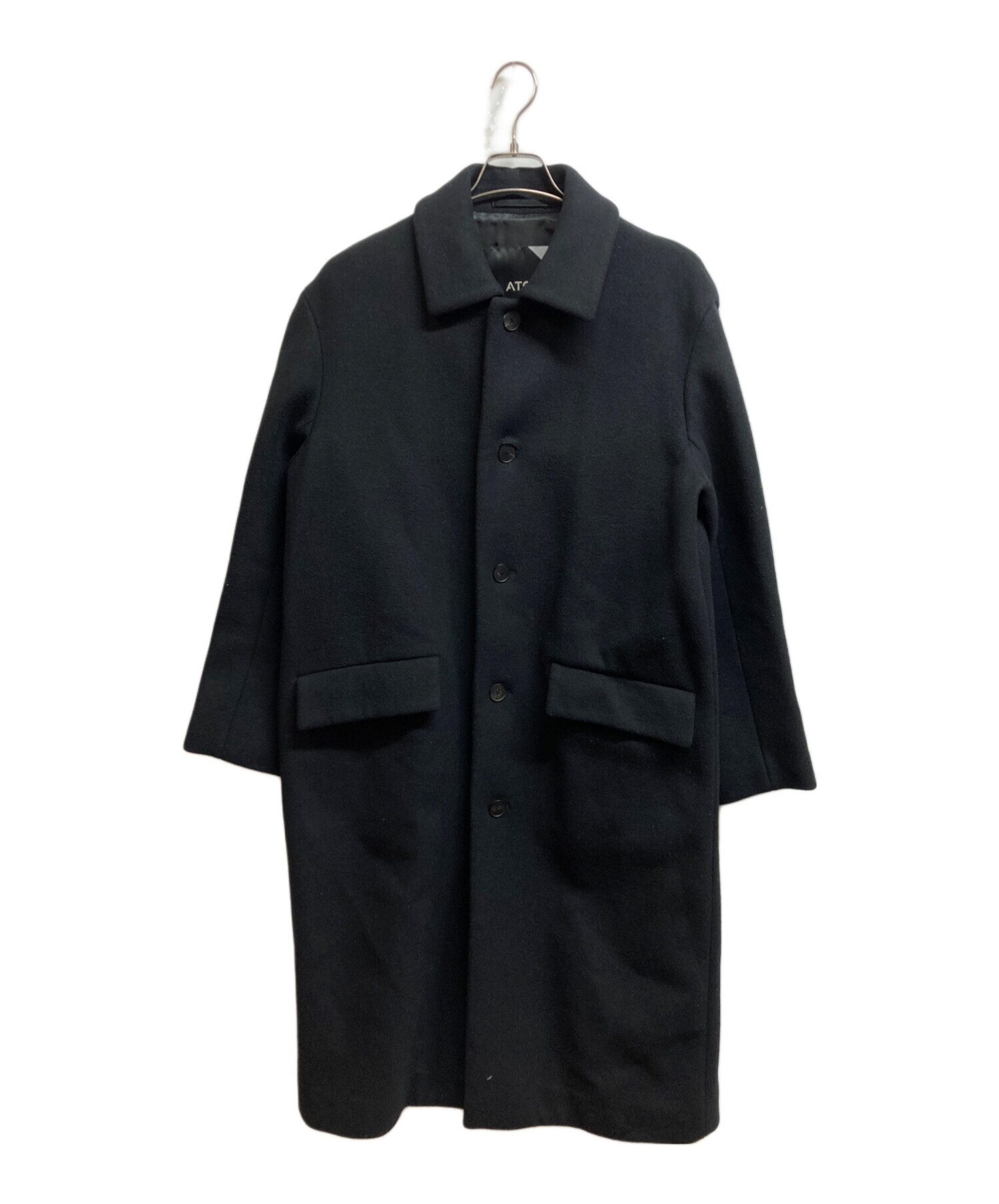 中古・古着通販】ATON (エイトン) ローデンコート ブラック サイズ:04 