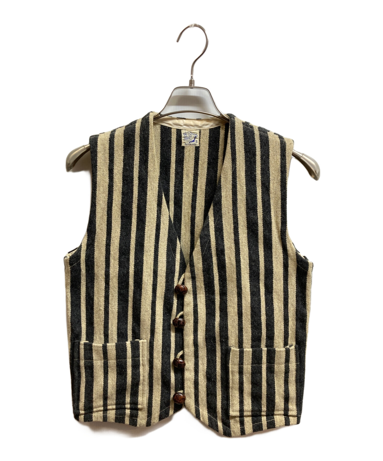 N-355 ORSLOW オアスロウウールリバーシブルベストXLサイズ