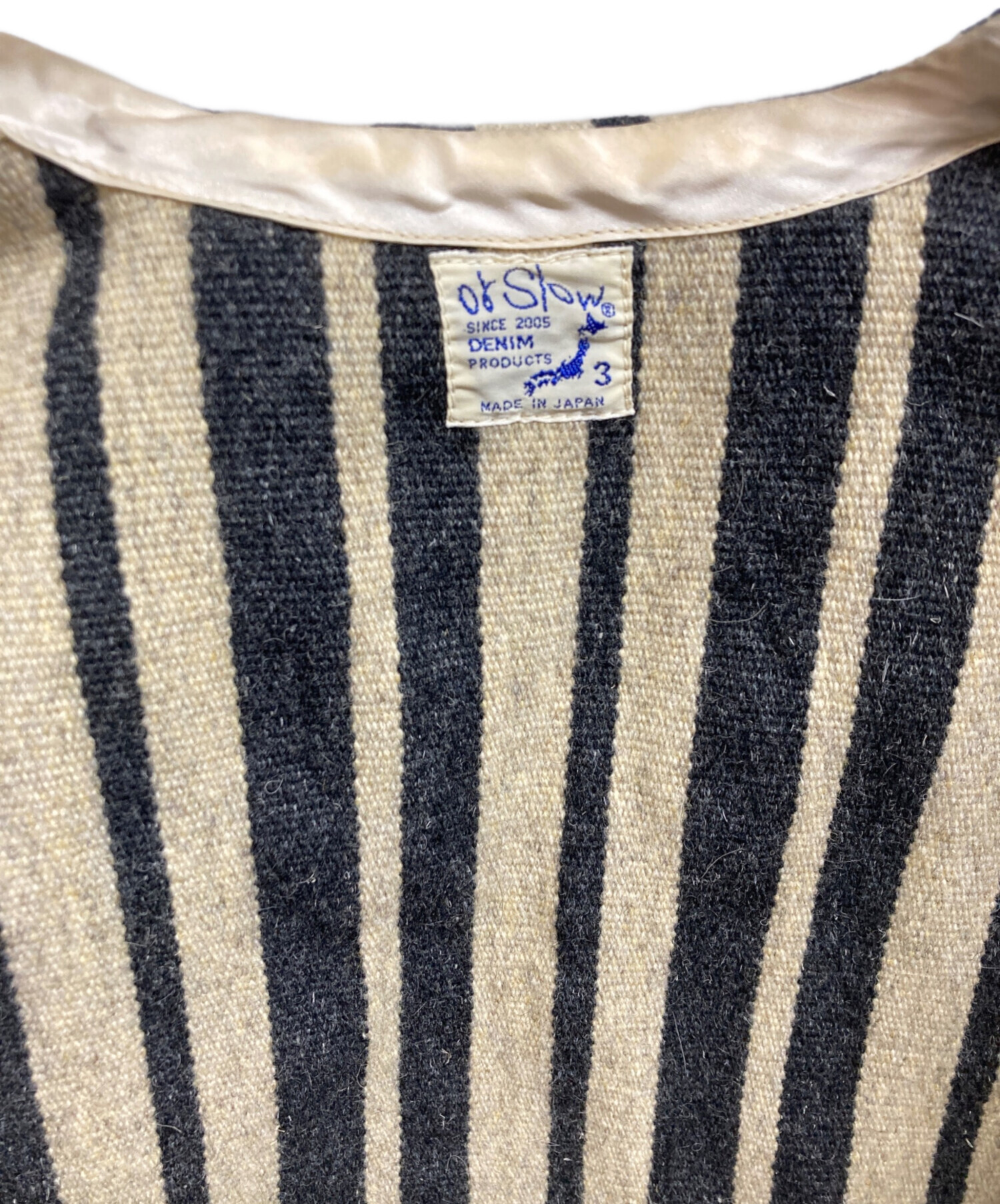 中古・古着通販】orSlow (オアスロウ) ストライプウールベスト 